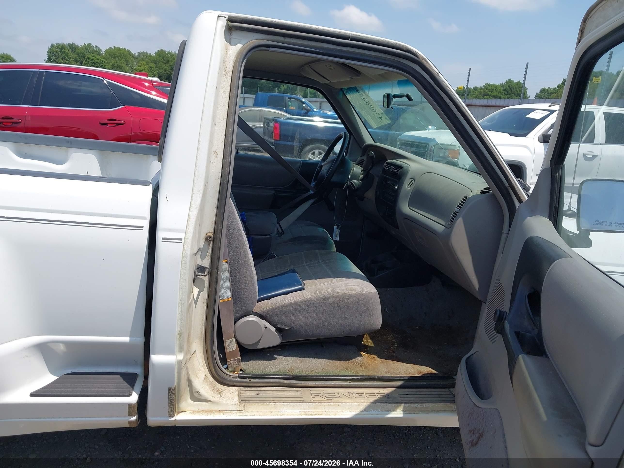 1997 Ford Ranger Splash/xlt White vin: 1FTCR10A4VPA83674
