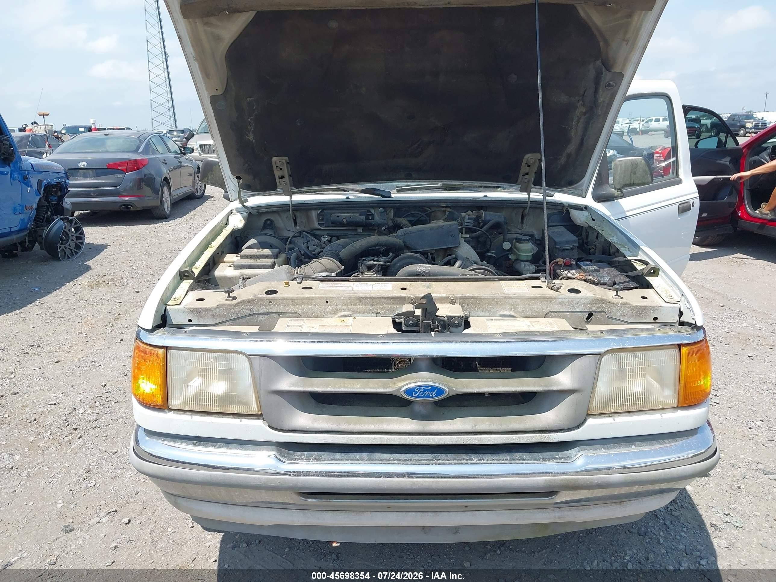 1997 Ford Ranger Splash/xlt White vin: 1FTCR10A4VPA83674