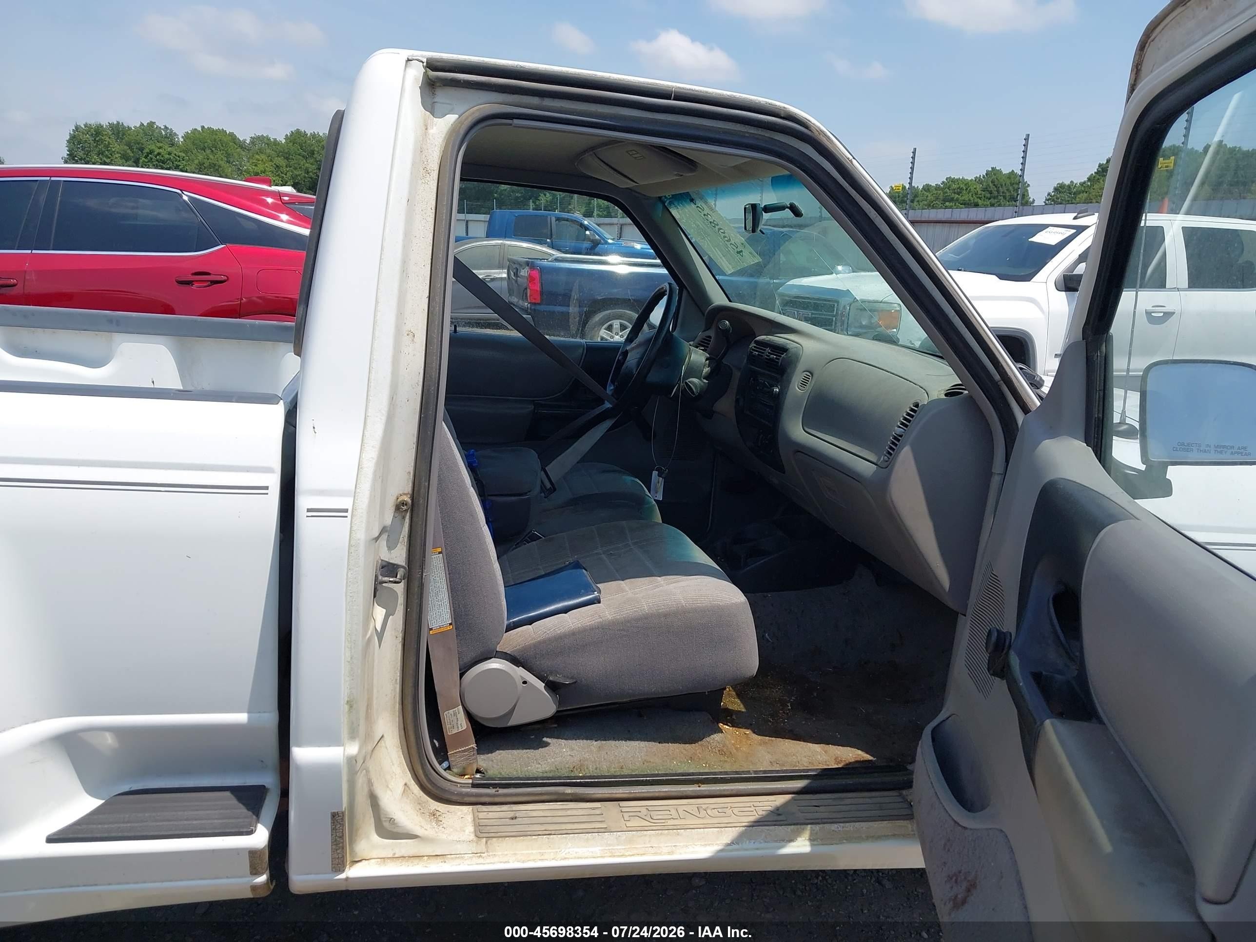 1997 Ford Ranger Splash/xlt White vin: 1FTCR10A4VPA83674