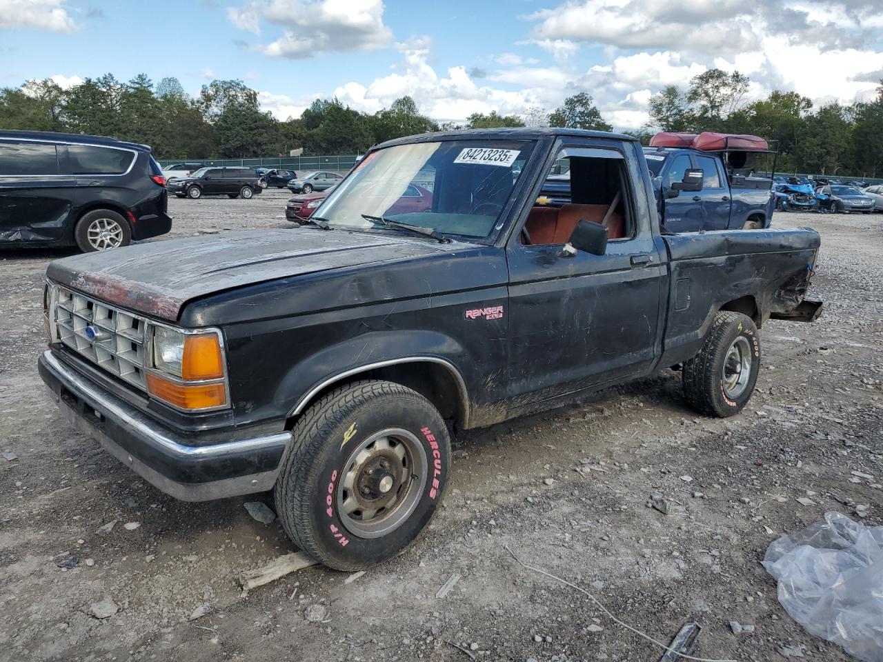 1989 Ford Ranger Black vin: 1FTCR10A5KUB36136