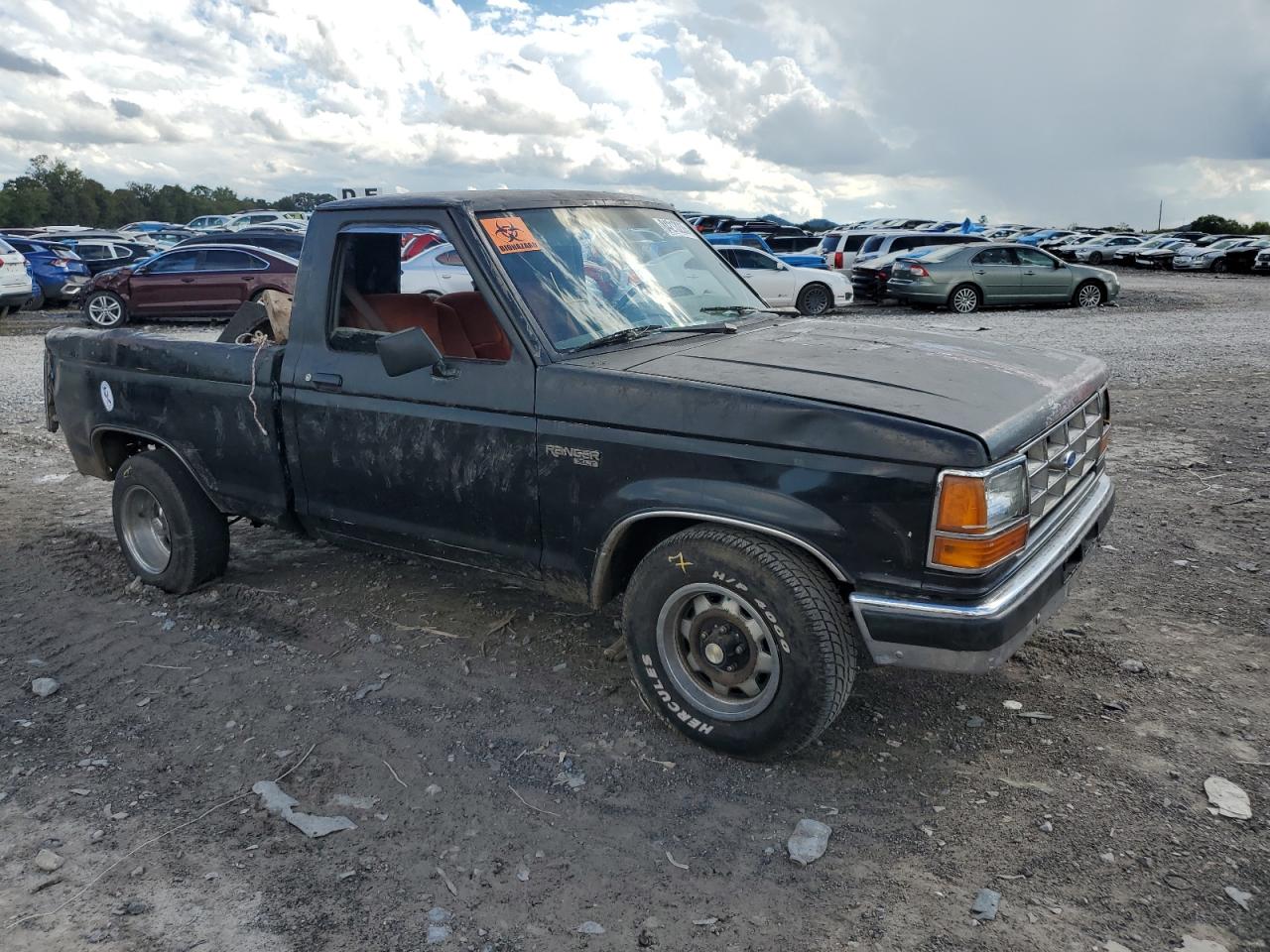 1989 Ford Ranger Black vin: 1FTCR10A5KUB36136