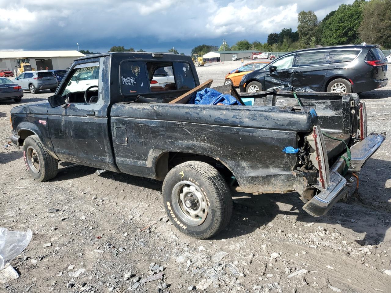 1989 Ford Ranger Black vin: 1FTCR10A5KUB36136