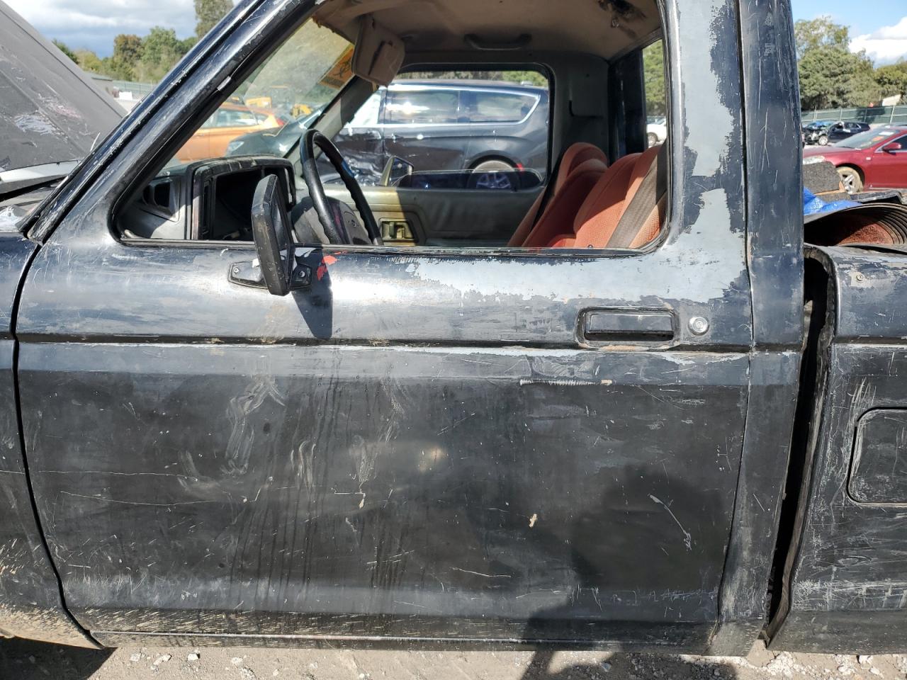 1989 Ford Ranger Black vin: 1FTCR10A5KUB36136