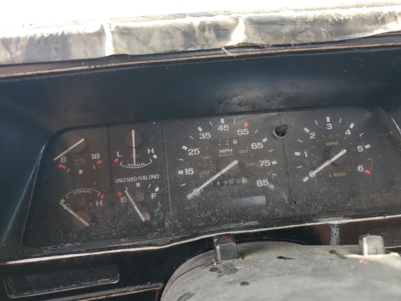 1989 Ford Ranger Black vin: 1FTCR10A5KUB36136