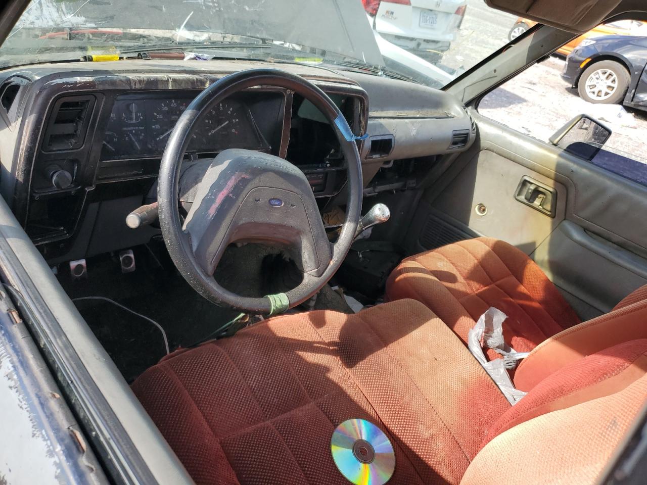 1989 Ford Ranger Black vin: 1FTCR10A5KUB36136