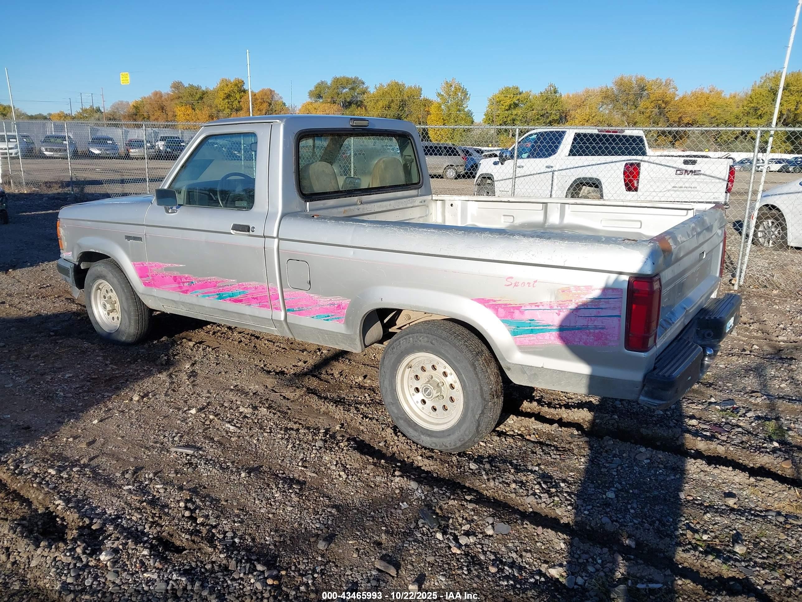 1991 Ford Ranger   Light Blue vin: 1FTCR10A5MUD62177