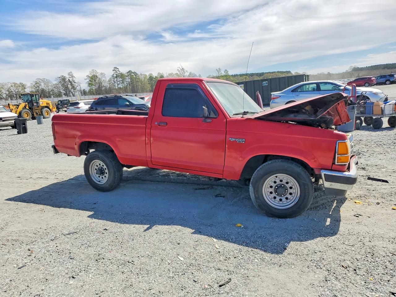 1992 Ford Ranger Красный vin: 1FTCR10A5NPA56676