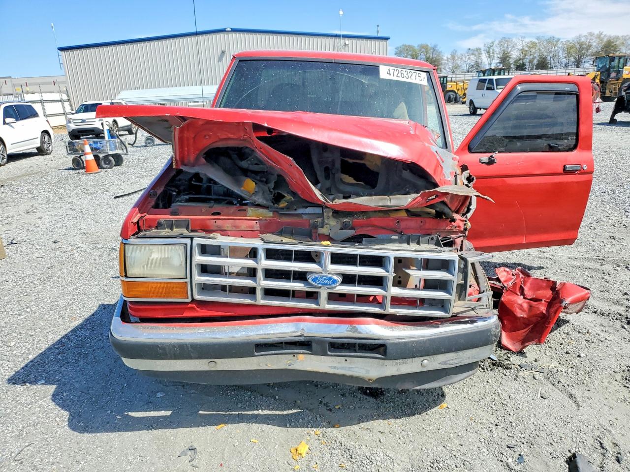 1992 Ford Ranger Красный vin: 1FTCR10A5NPA56676