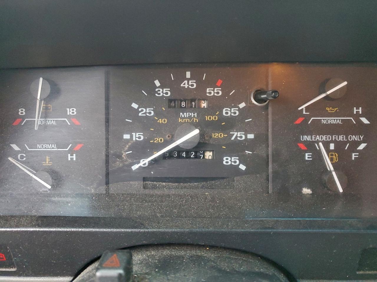 1992 Ford Ranger Серый vin: 1FTCR10A5NTA54109