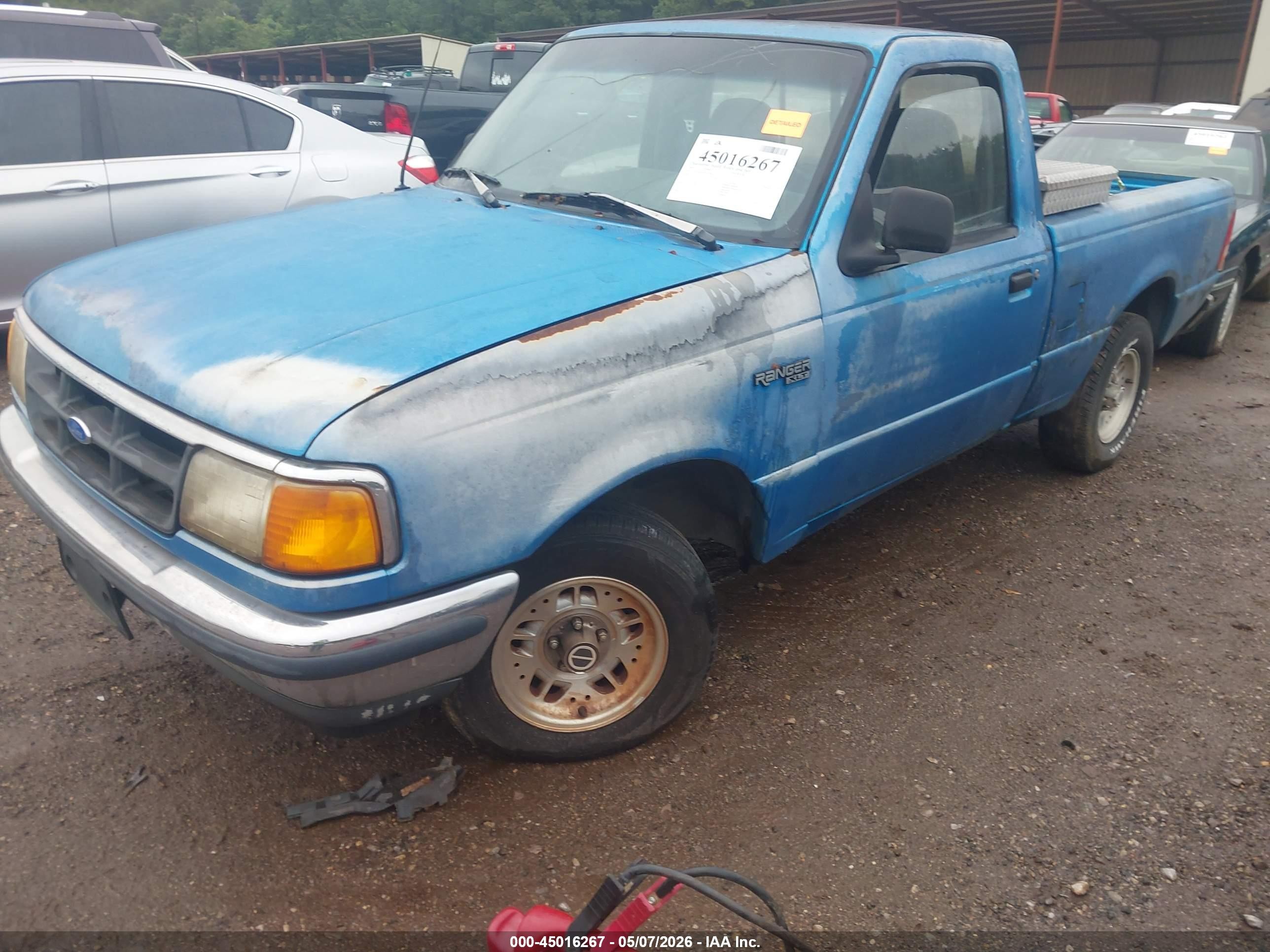 1993 Ford Ranger   Blue vin: 1FTCR10A5PTA43968