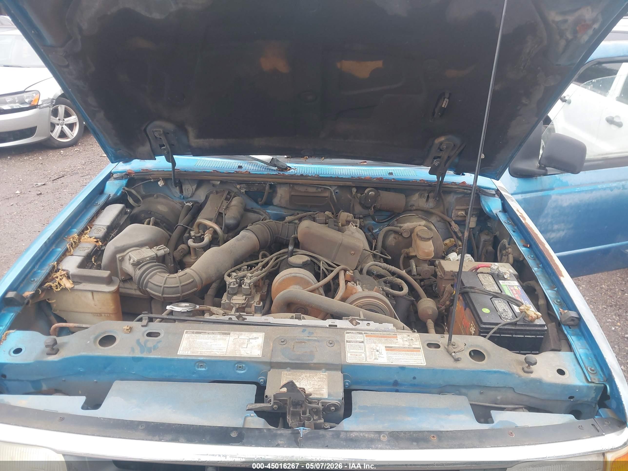 1993 Ford Ranger   Blue vin: 1FTCR10A5PTA43968