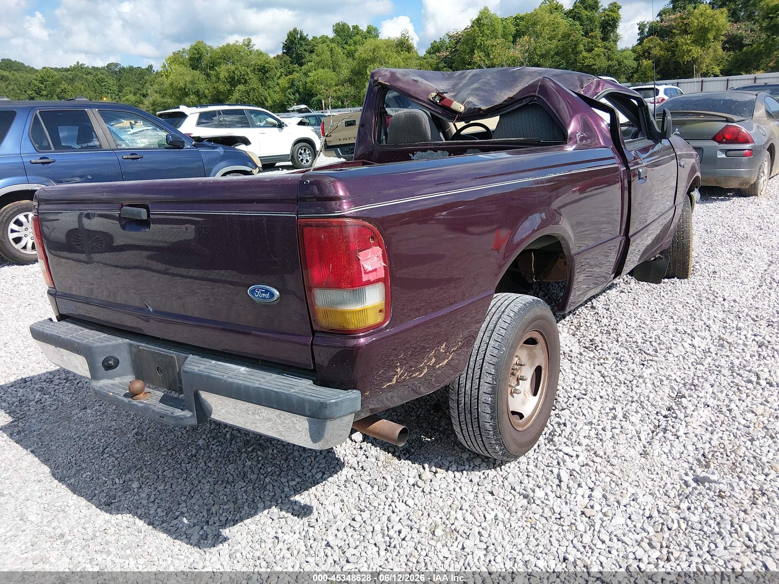 1994 Ford Ranger   Фиолетовый vin: 1FTCR10A5RPC43597