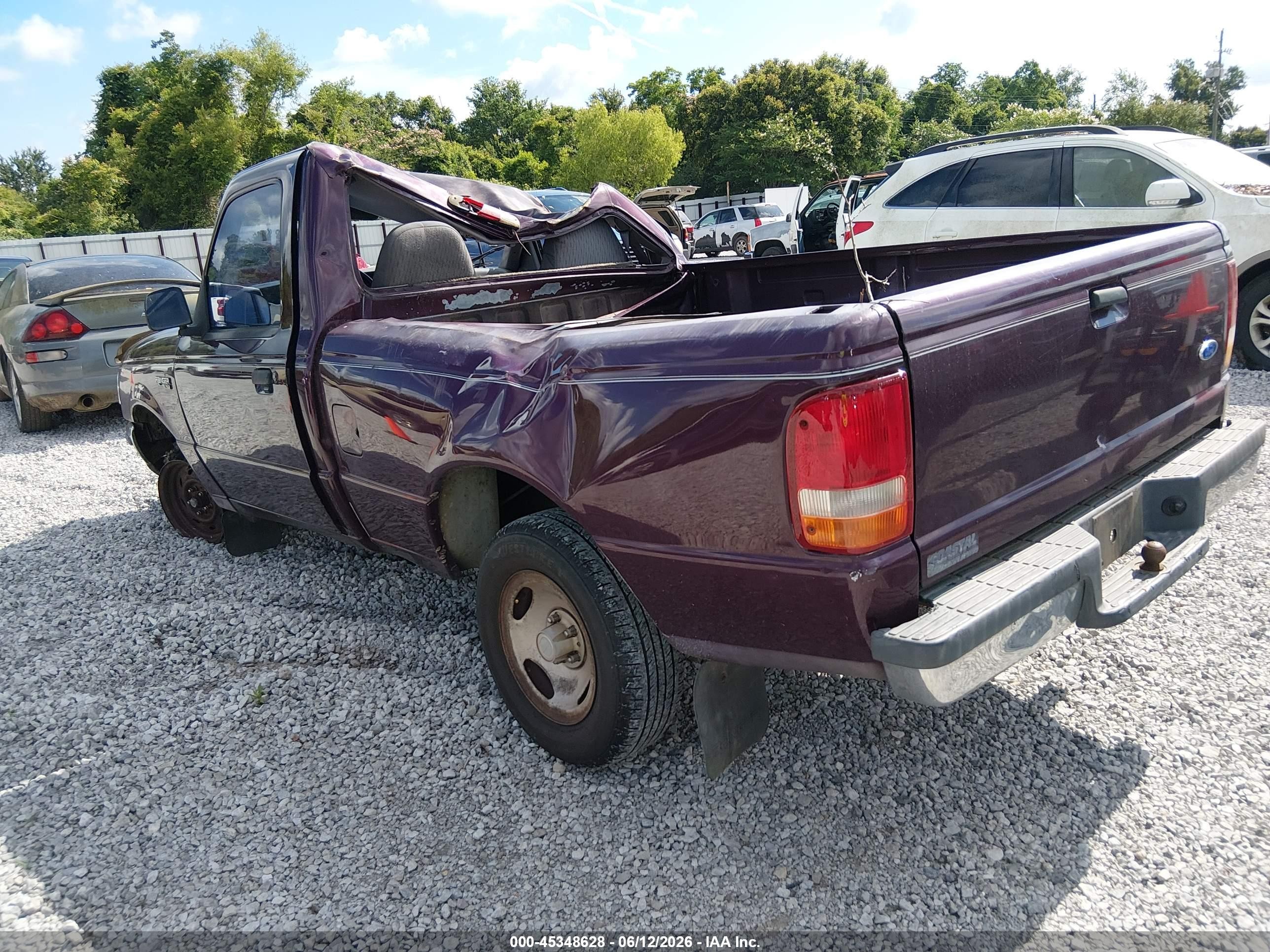 1994 Ford Ranger   Фиолетовый vin: 1FTCR10A5RPC43597