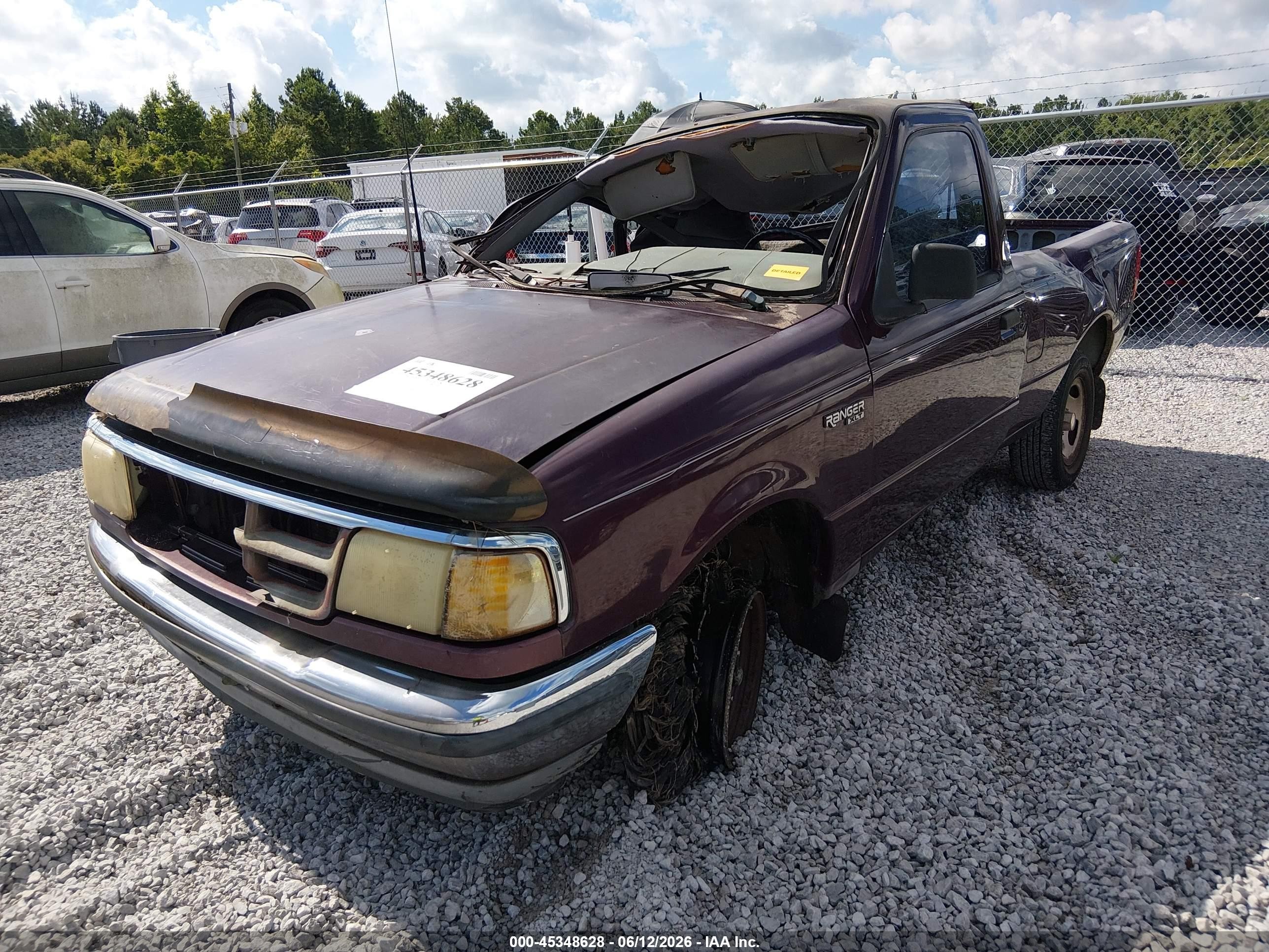 1994 Ford Ranger   Фиолетовый vin: 1FTCR10A5RPC43597