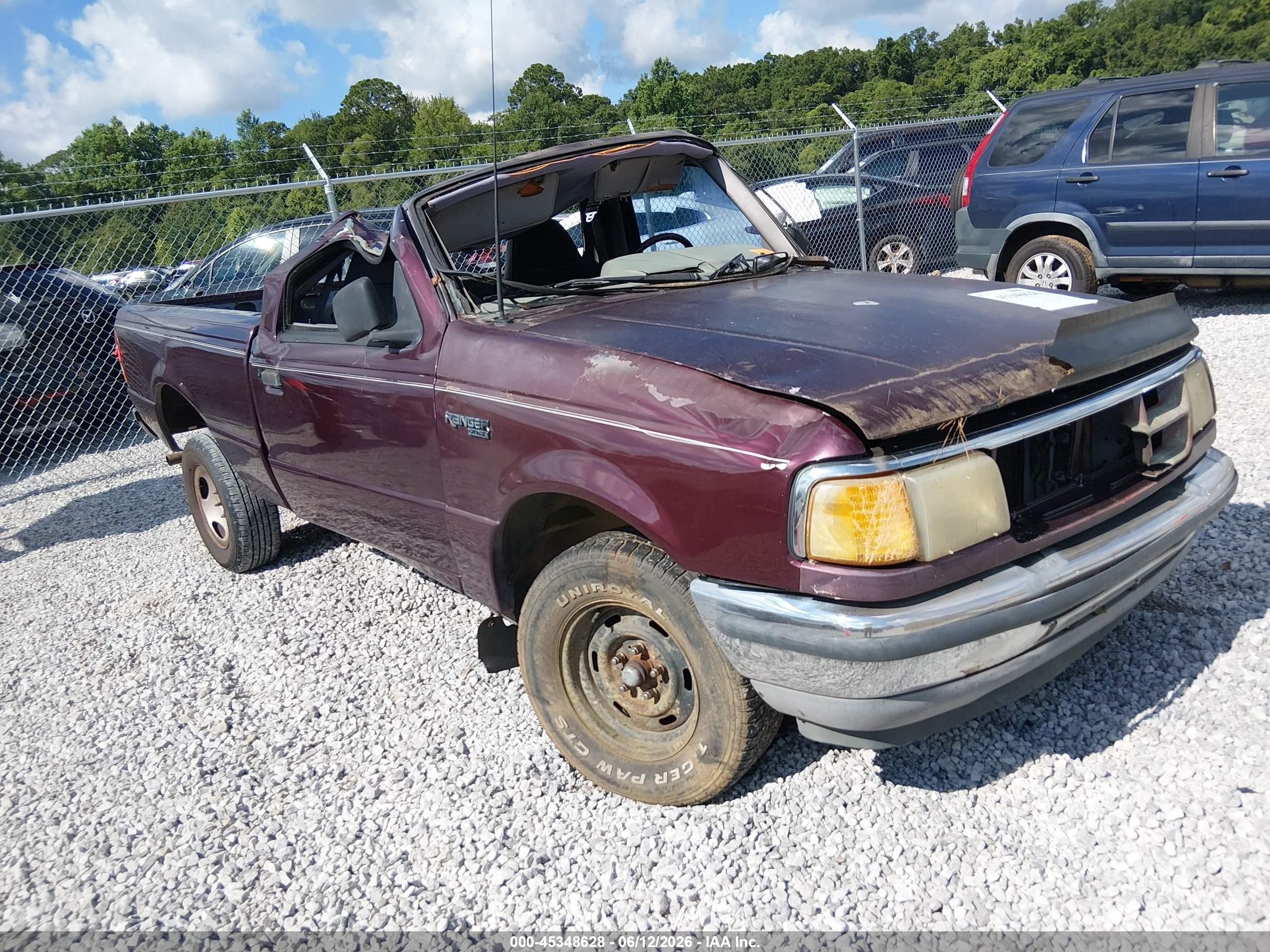 1994 Ford Ranger   Purple vin: 1FTCR10A5RPC43597