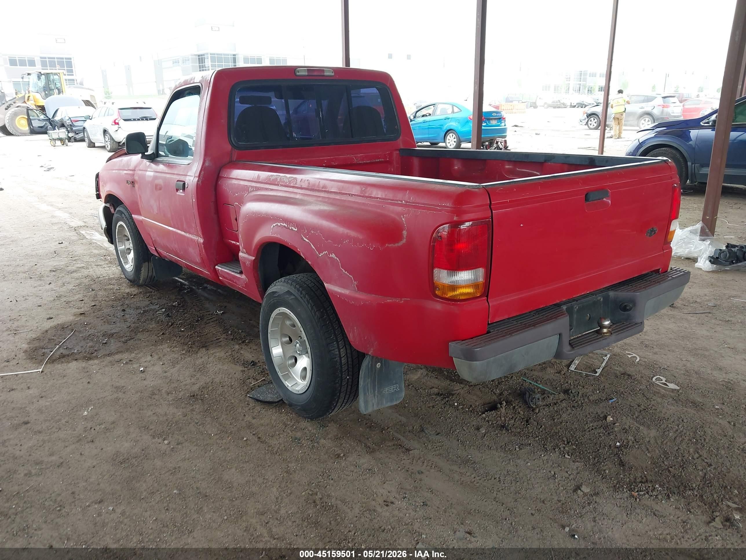 1997 Ford Ranger Splash/xl/xlt Red vin: 1FTCR10A5VPA54703