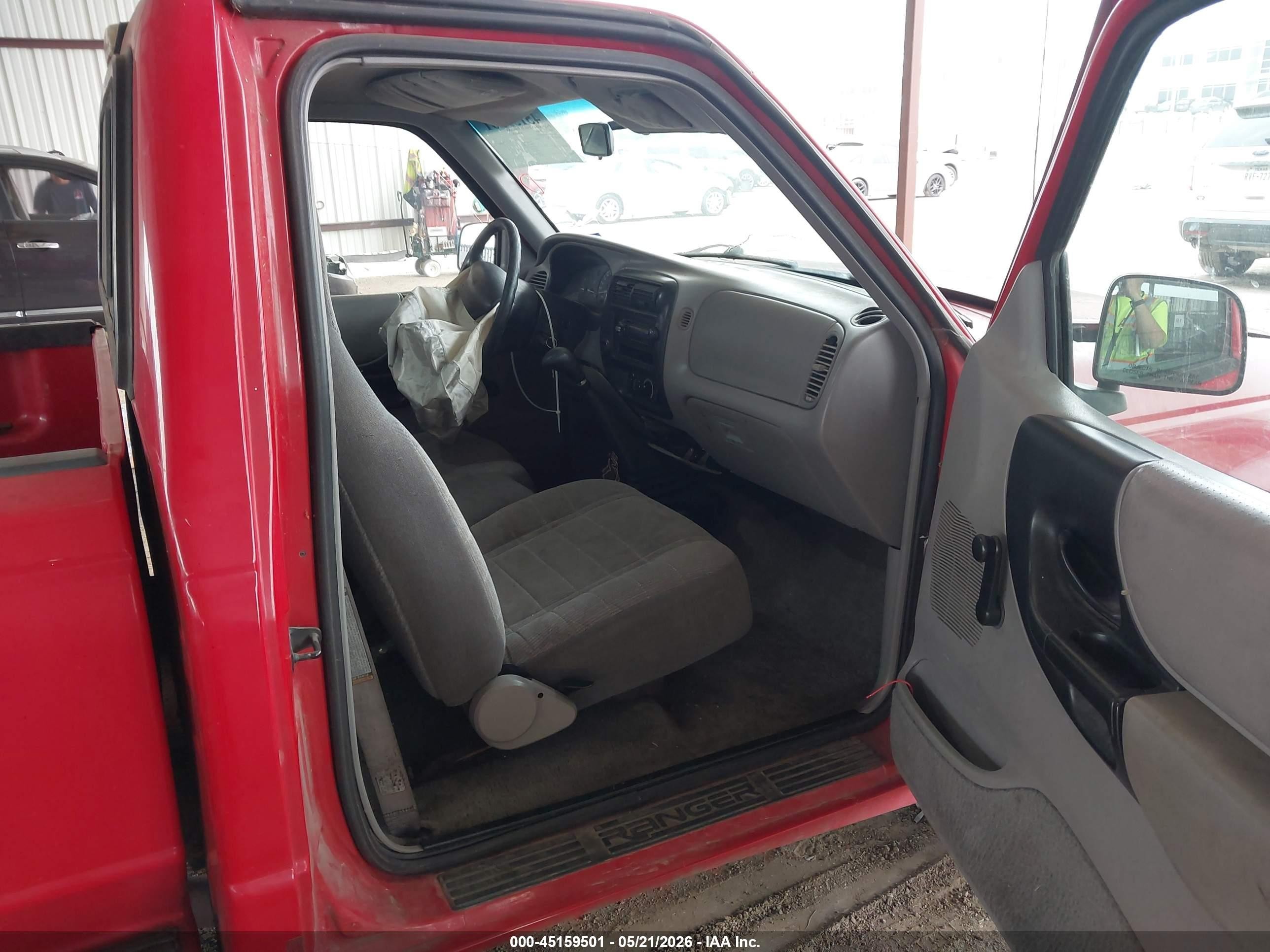 1997 Ford Ranger Splash/xl/xlt Red vin: 1FTCR10A5VPA54703