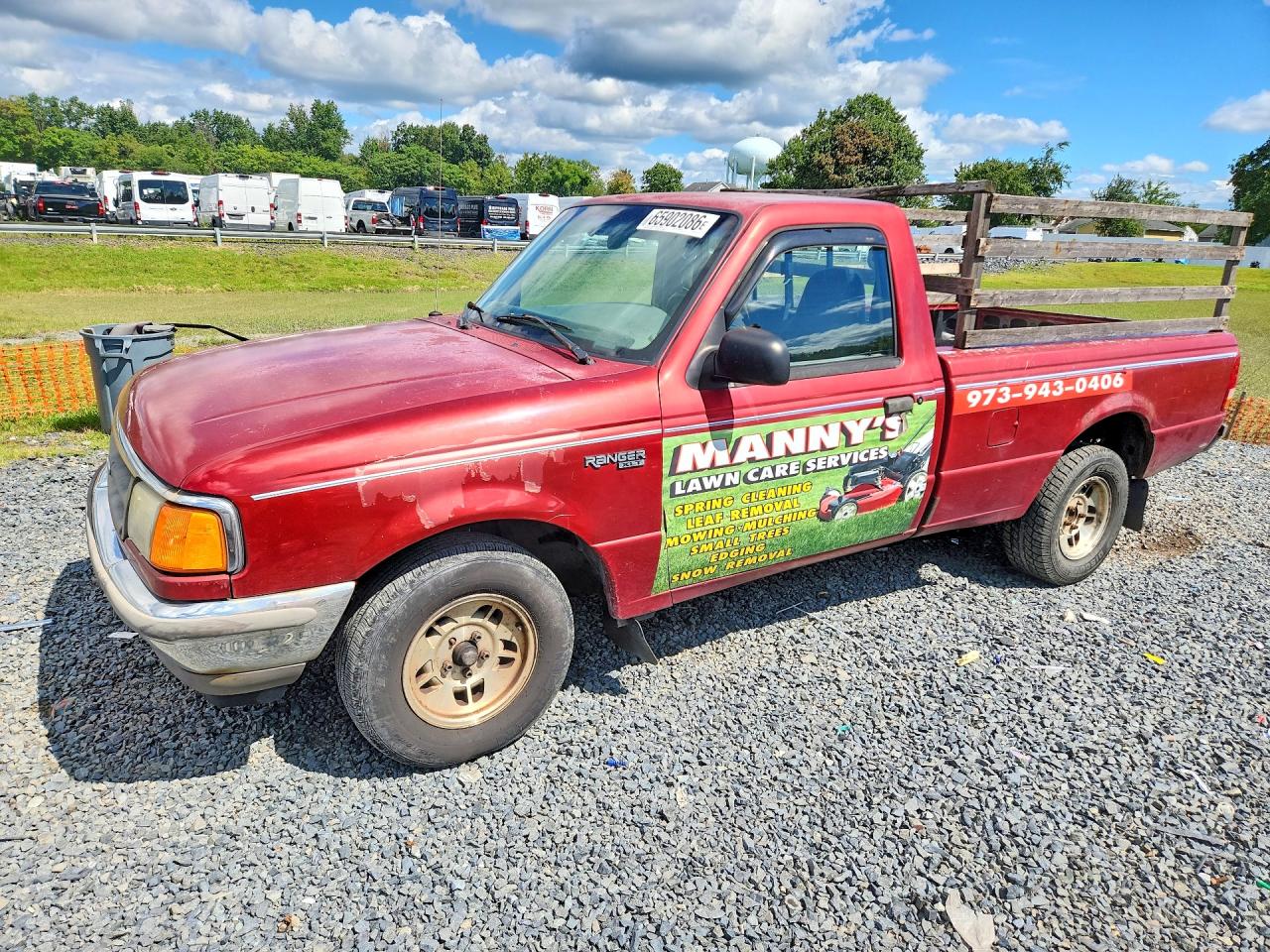 1997 Ford Ranger Темно-бордовый vin: 1FTCR10A5VTA17058