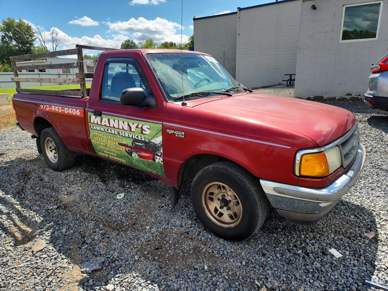1997 Ford Ranger Maroon vin: 1FTCR10A5VTA17058