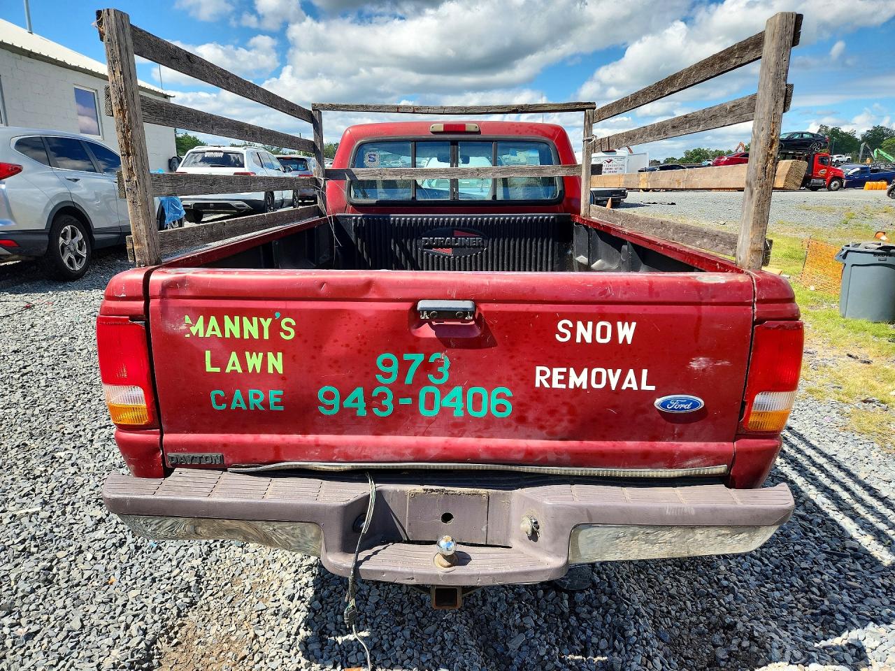 1997 Ford Ranger Maroon vin: 1FTCR10A5VTA17058
