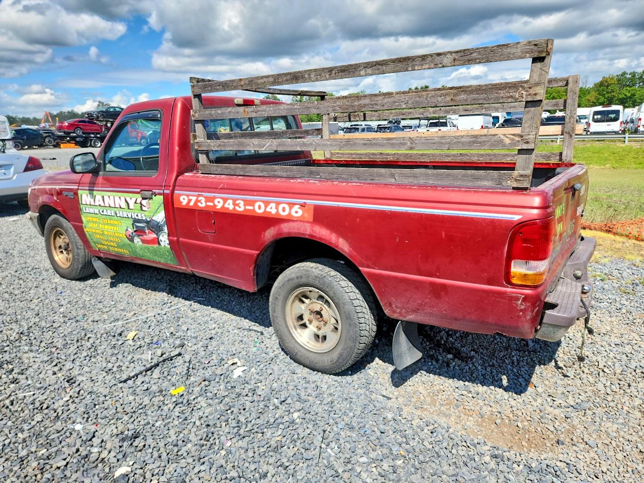 1997 Ford Ranger Maroon vin: 1FTCR10A5VTA17058