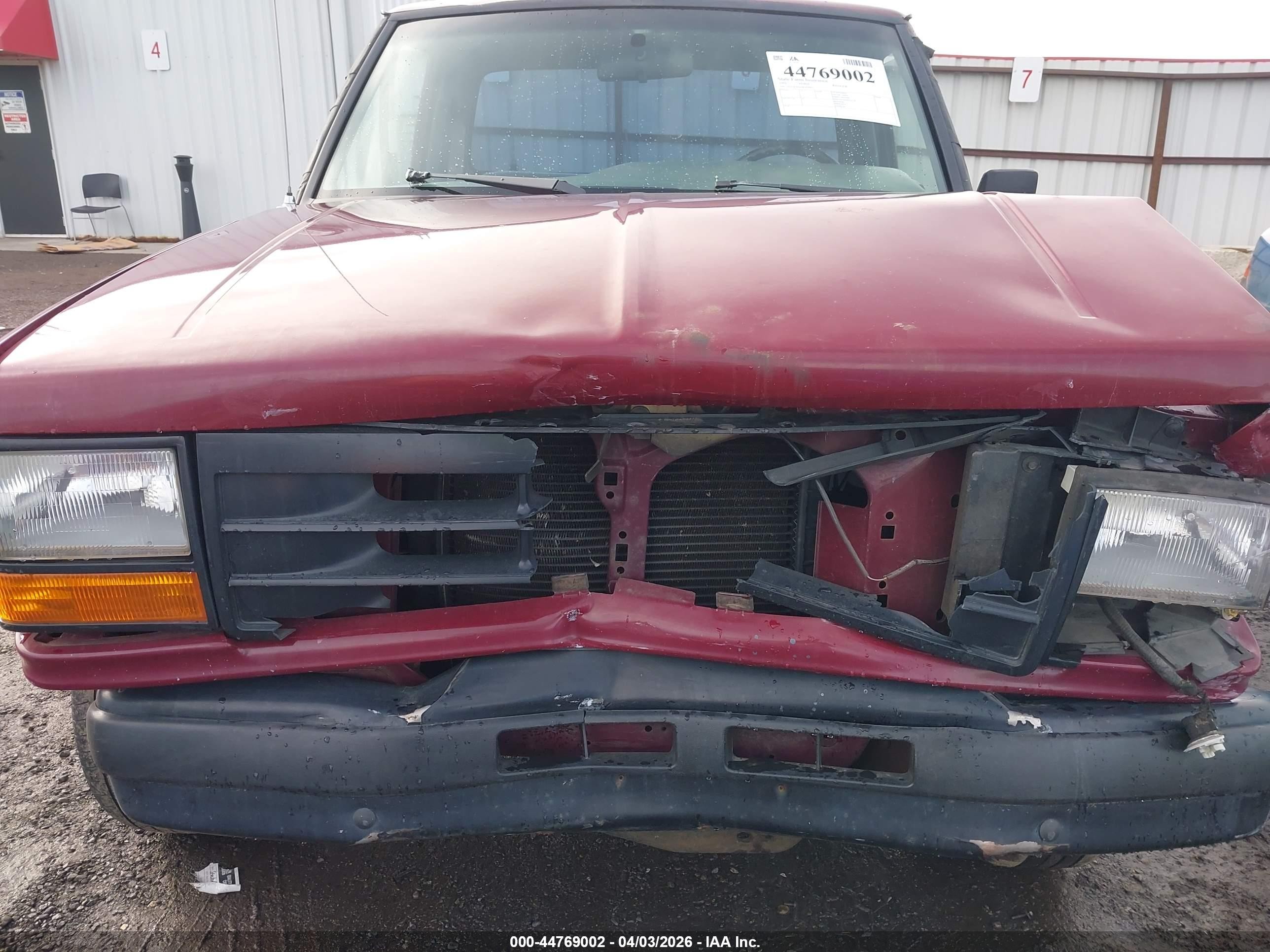 1991 Ford Ranger   Burgundy vin: 1FTCR10A6MUC00817