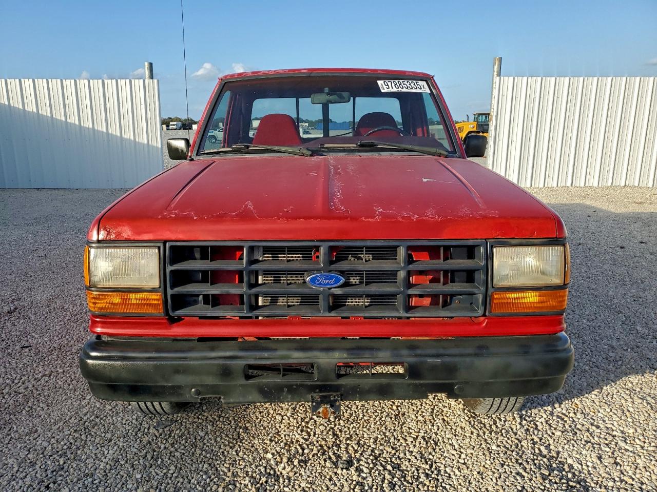 1991 Ford Ranger Red vin: 1FTCR10A6MUD57358