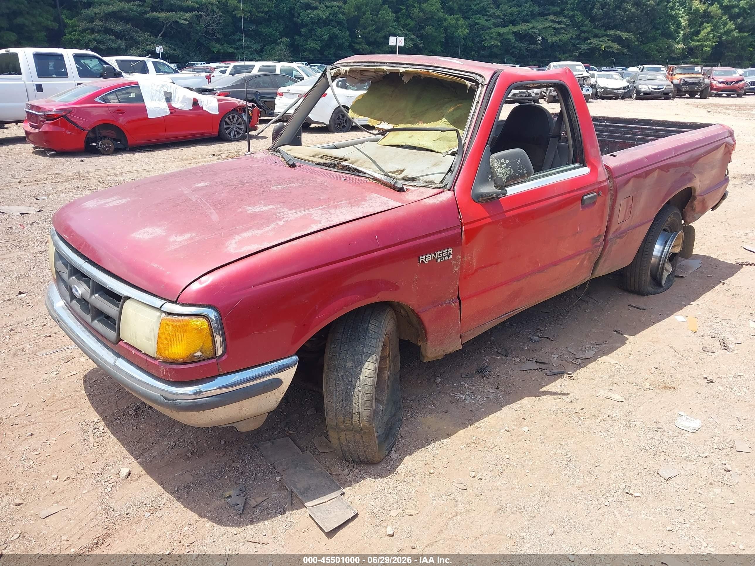1994 Ford Ranger   Red vin: 1FTCR10A6RUC89151