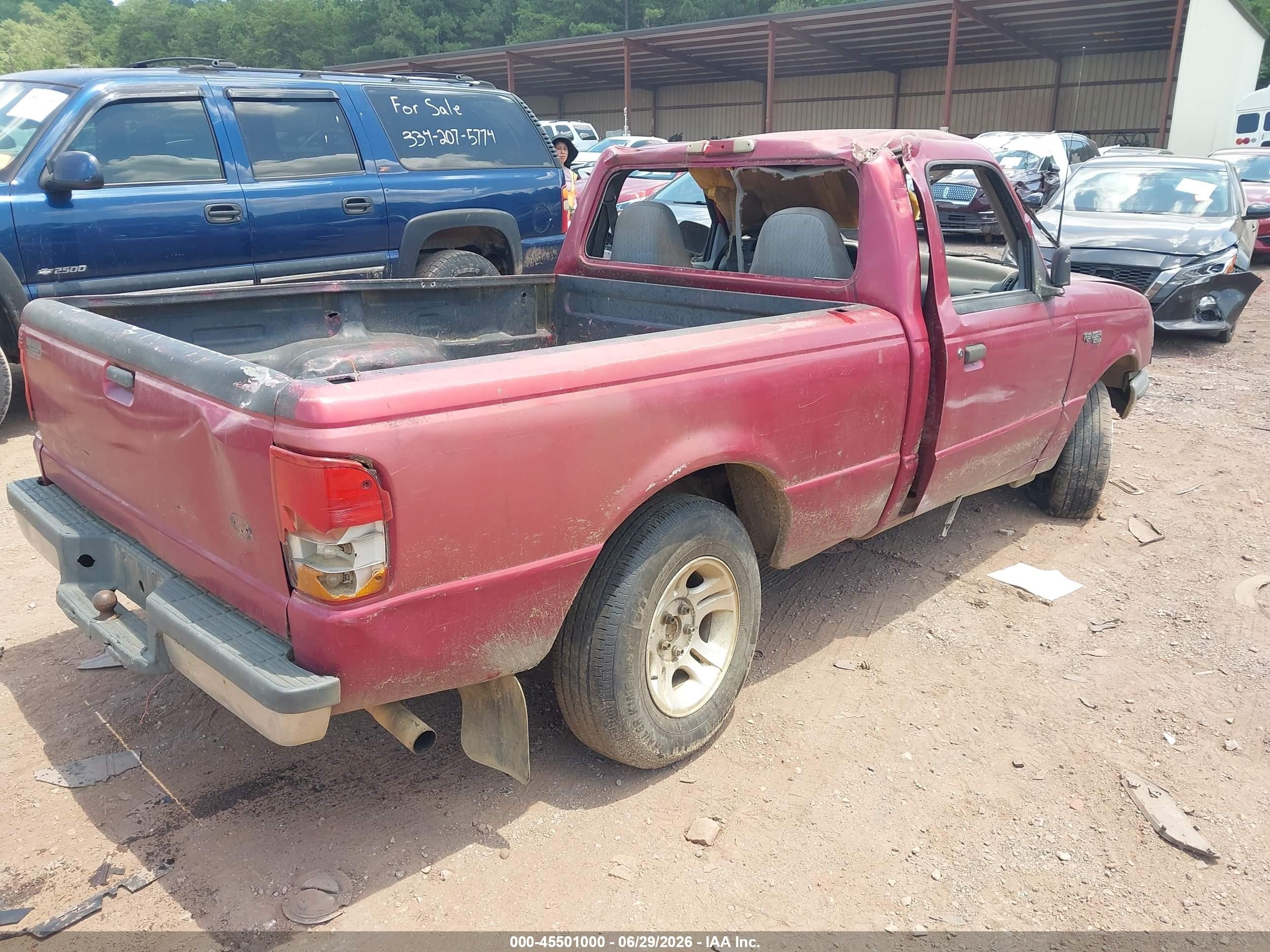 1994 Ford Ranger   Red vin: 1FTCR10A6RUC89151