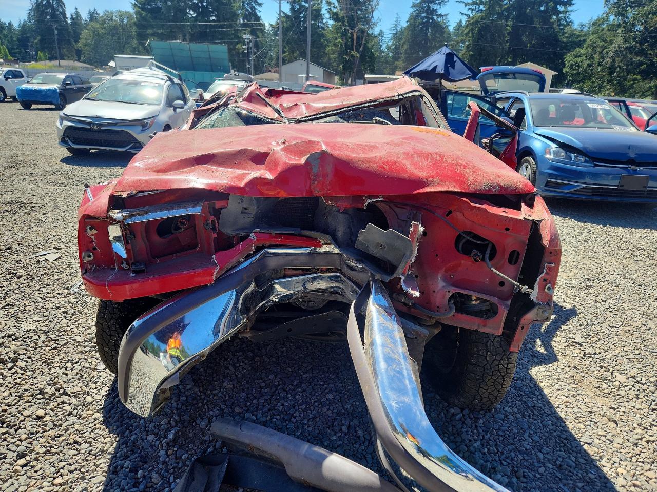 1995 Ford Ranger Red vin: 1FTCR10A6SPA18899