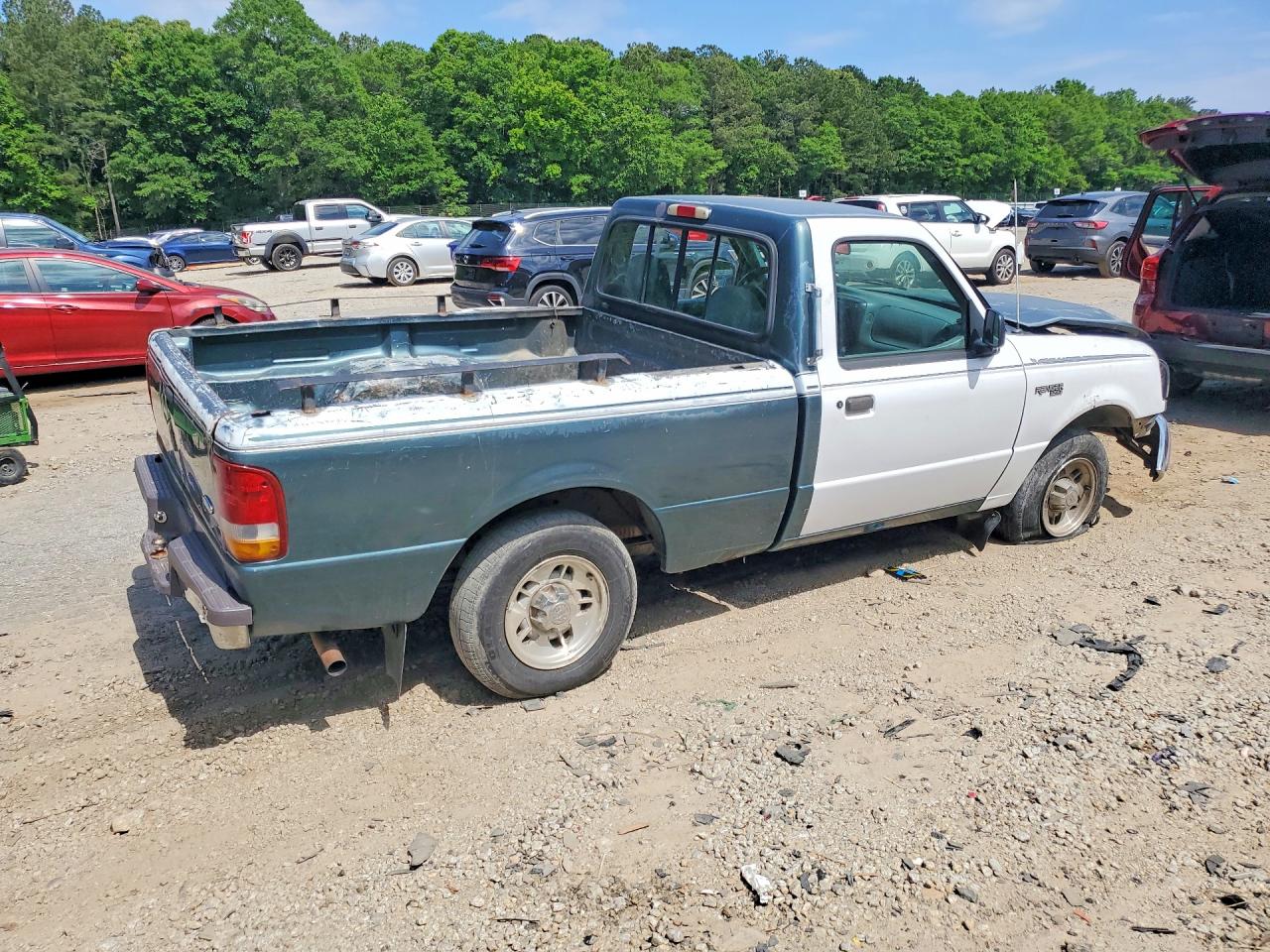 1996 Ford Ranger Green vin: 1FTCR10A6TPA93801