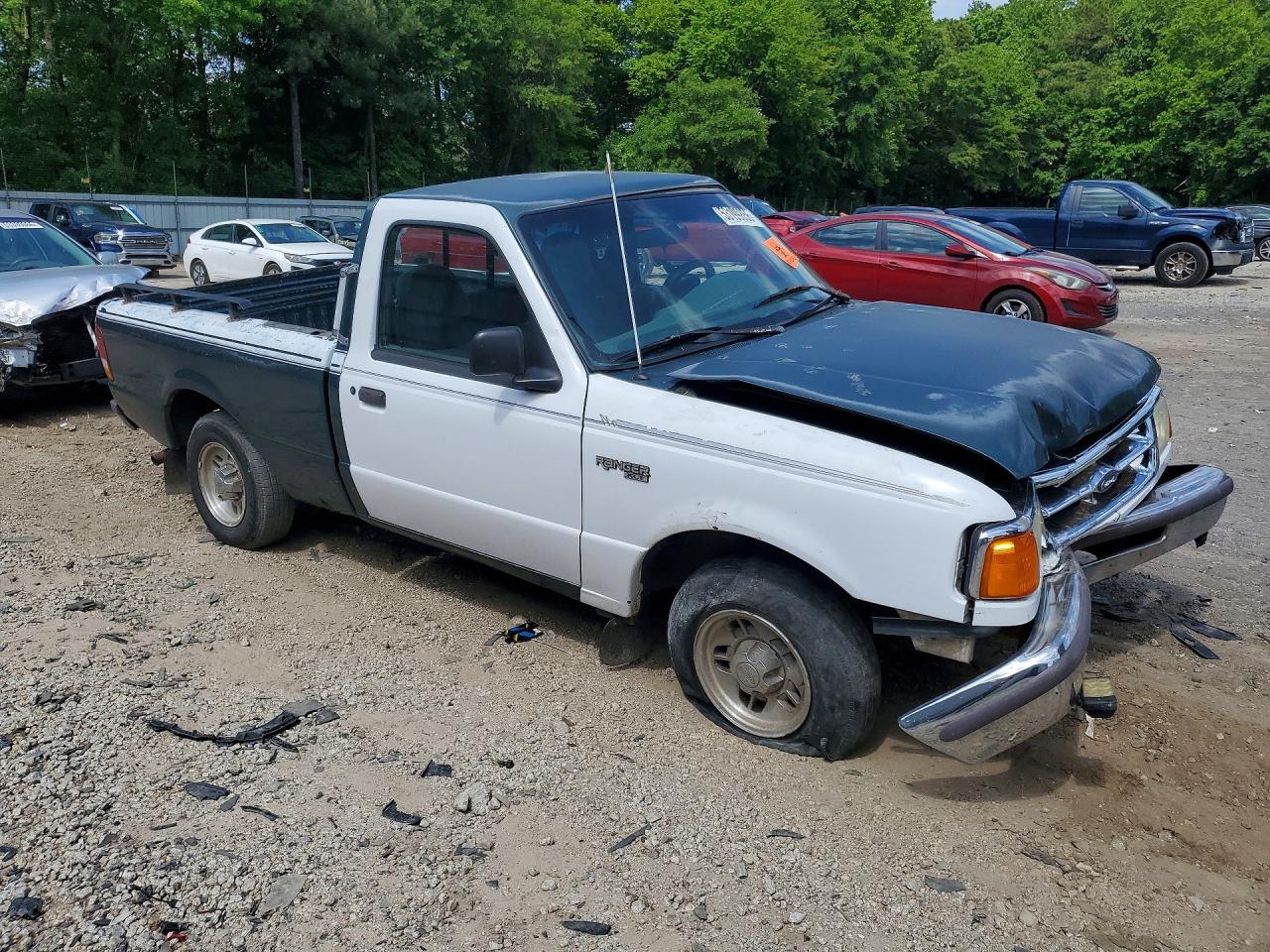 1996 Ford Ranger Green vin: 1FTCR10A6TPA93801