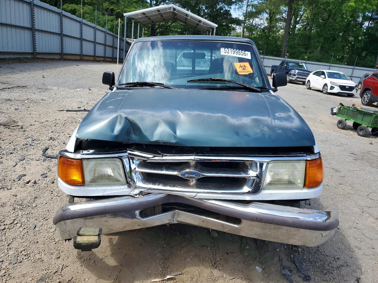 1996 Ford Ranger Green vin: 1FTCR10A6TPA93801