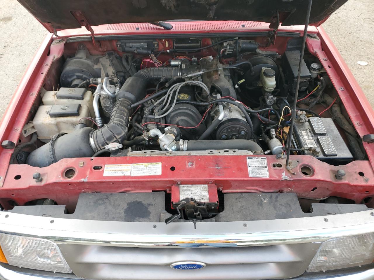 1996 Ford Ranger Red vin: 1FTCR10A6TUB20240
