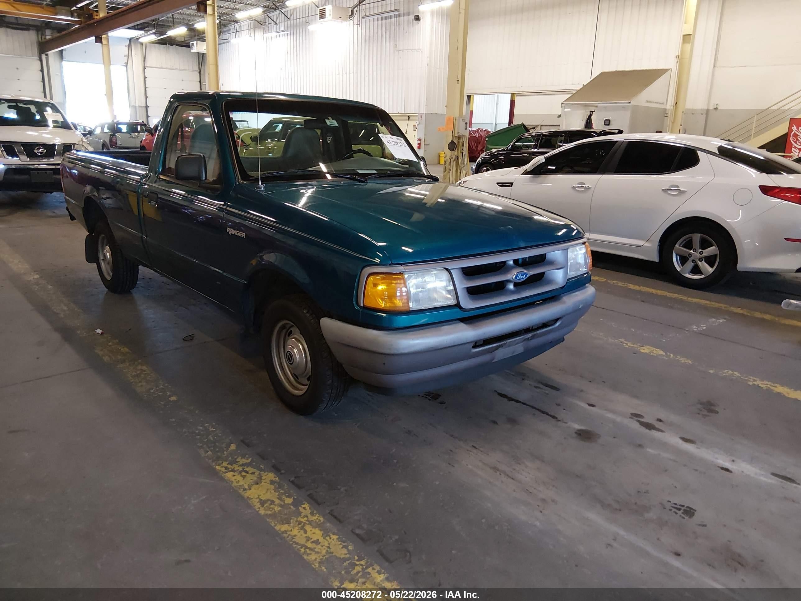 1997 Ford Ranger Splash/xl/xlt Green vin: 1FTCR10A6VPB54390