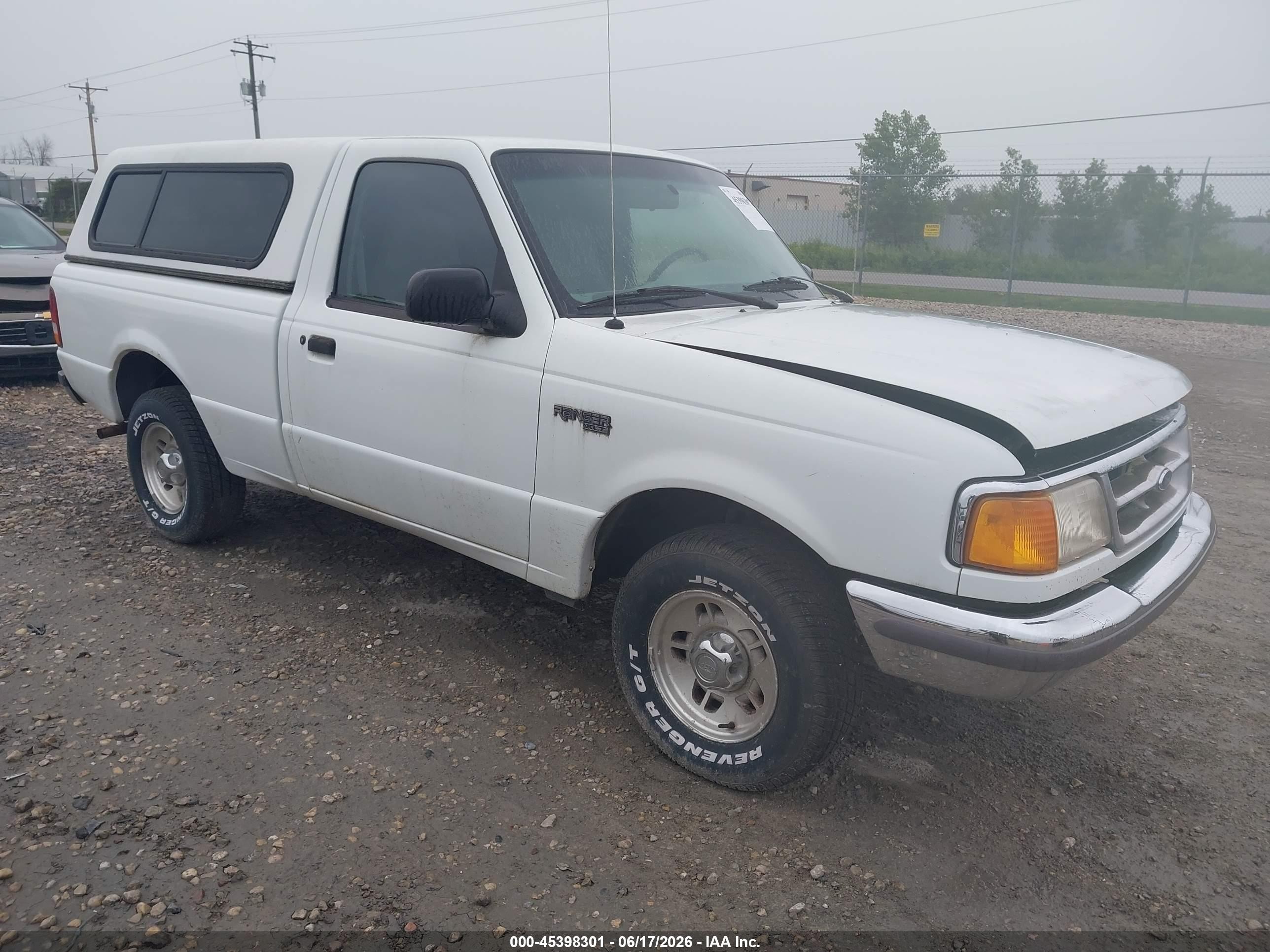 1997 Ford Ranger Splash/xl/xlt White vin: 1FTCR10A6VUD03138