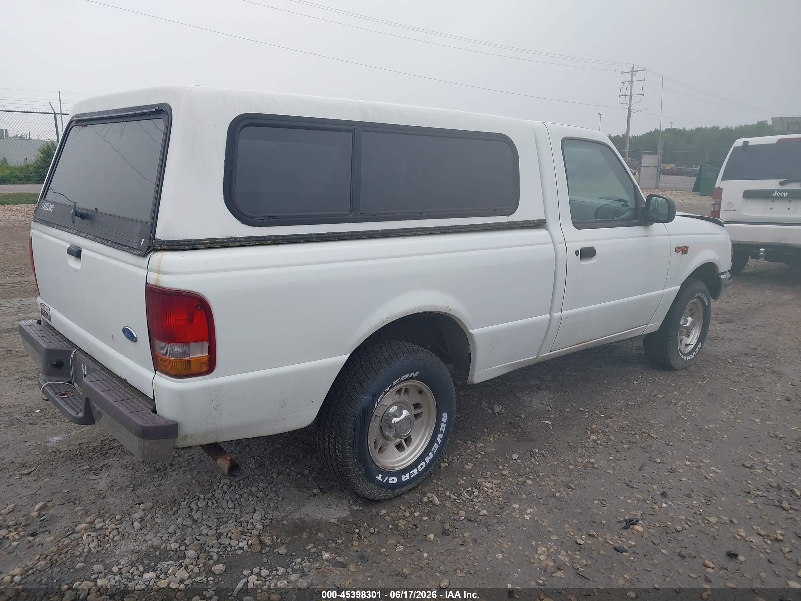 1997 Ford Ranger Splash/xl/xlt White vin: 1FTCR10A6VUD03138