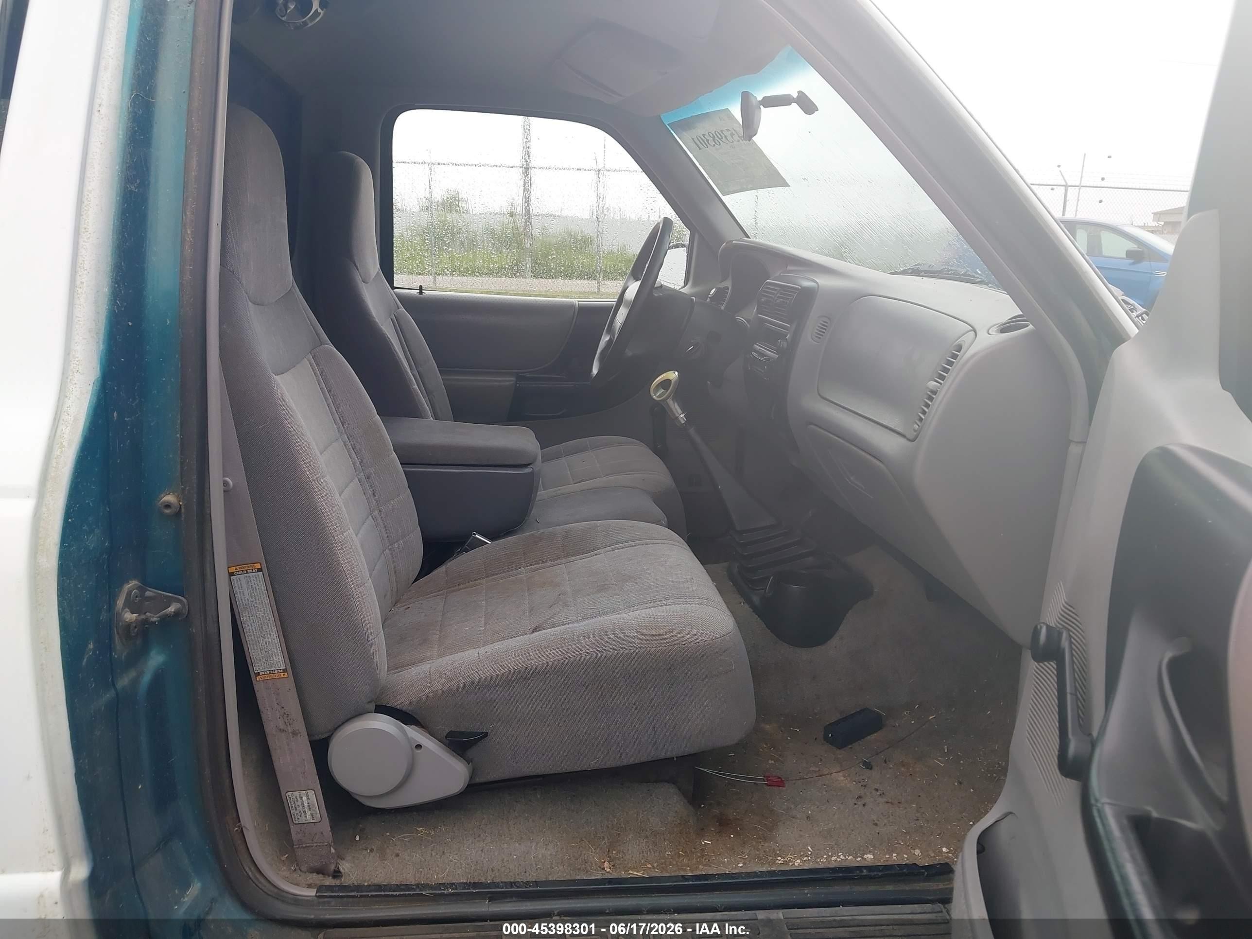 1997 Ford Ranger Splash/xl/xlt White vin: 1FTCR10A6VUD03138
