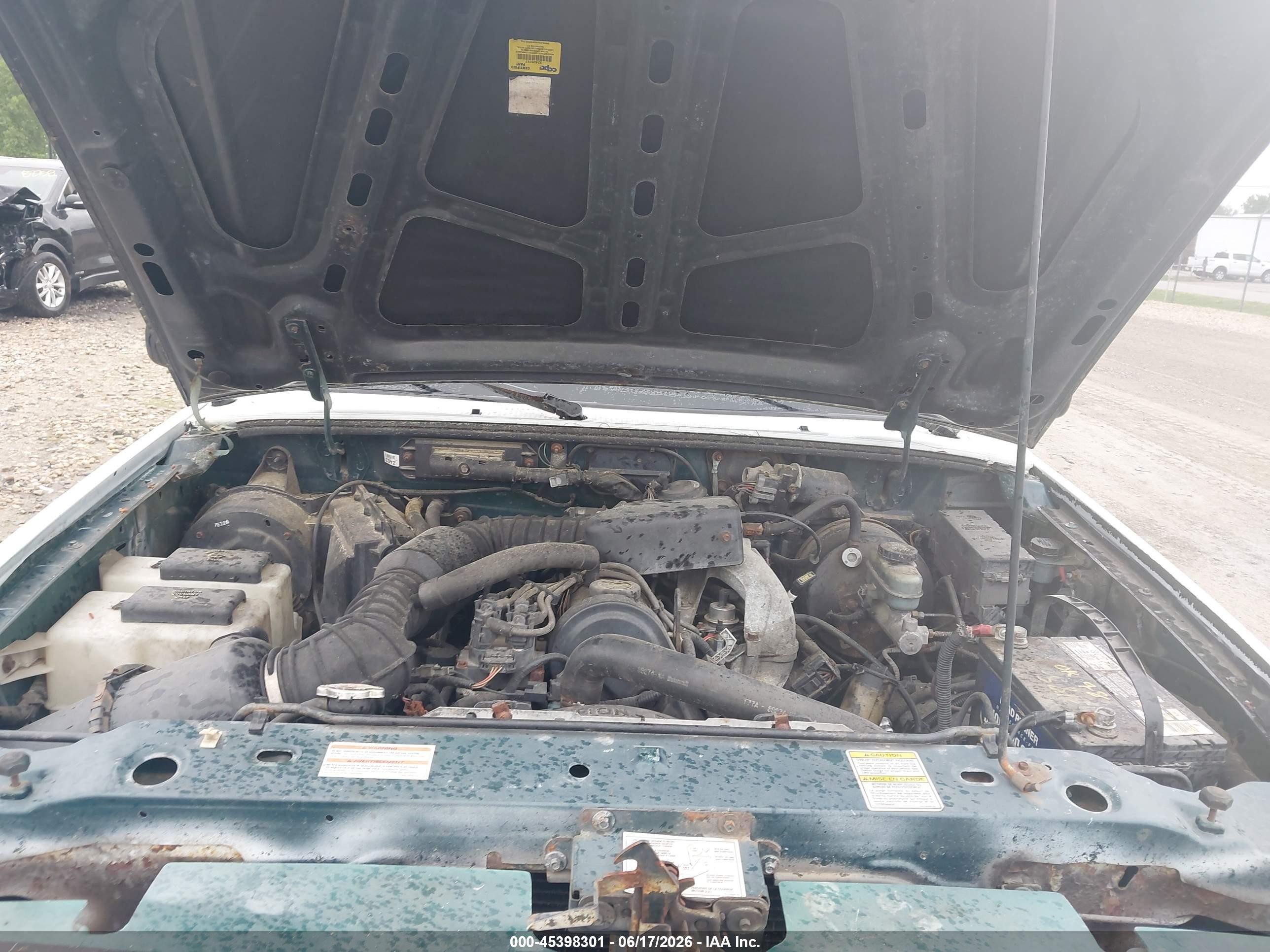 1997 Ford Ranger Splash/xl/xlt White vin: 1FTCR10A6VUD03138
