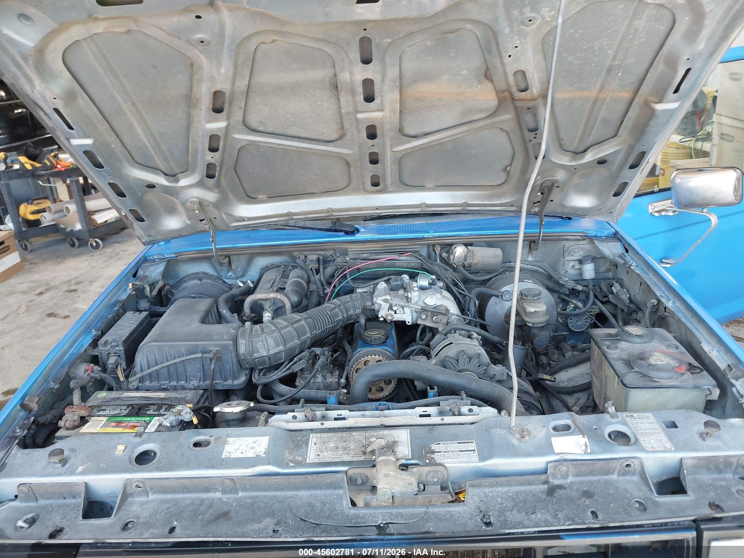 1989 Ford Ranger   Blue vin: 1FTCR10A7KUC67682