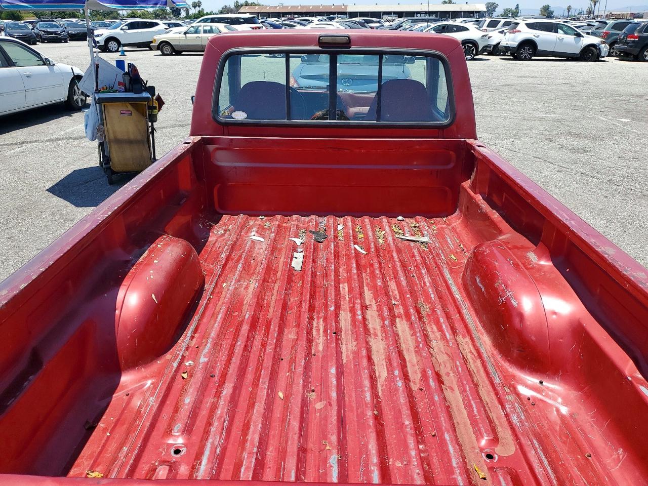 1991 Ford Ranger Red vin: 1FTCR10A7MPA29333