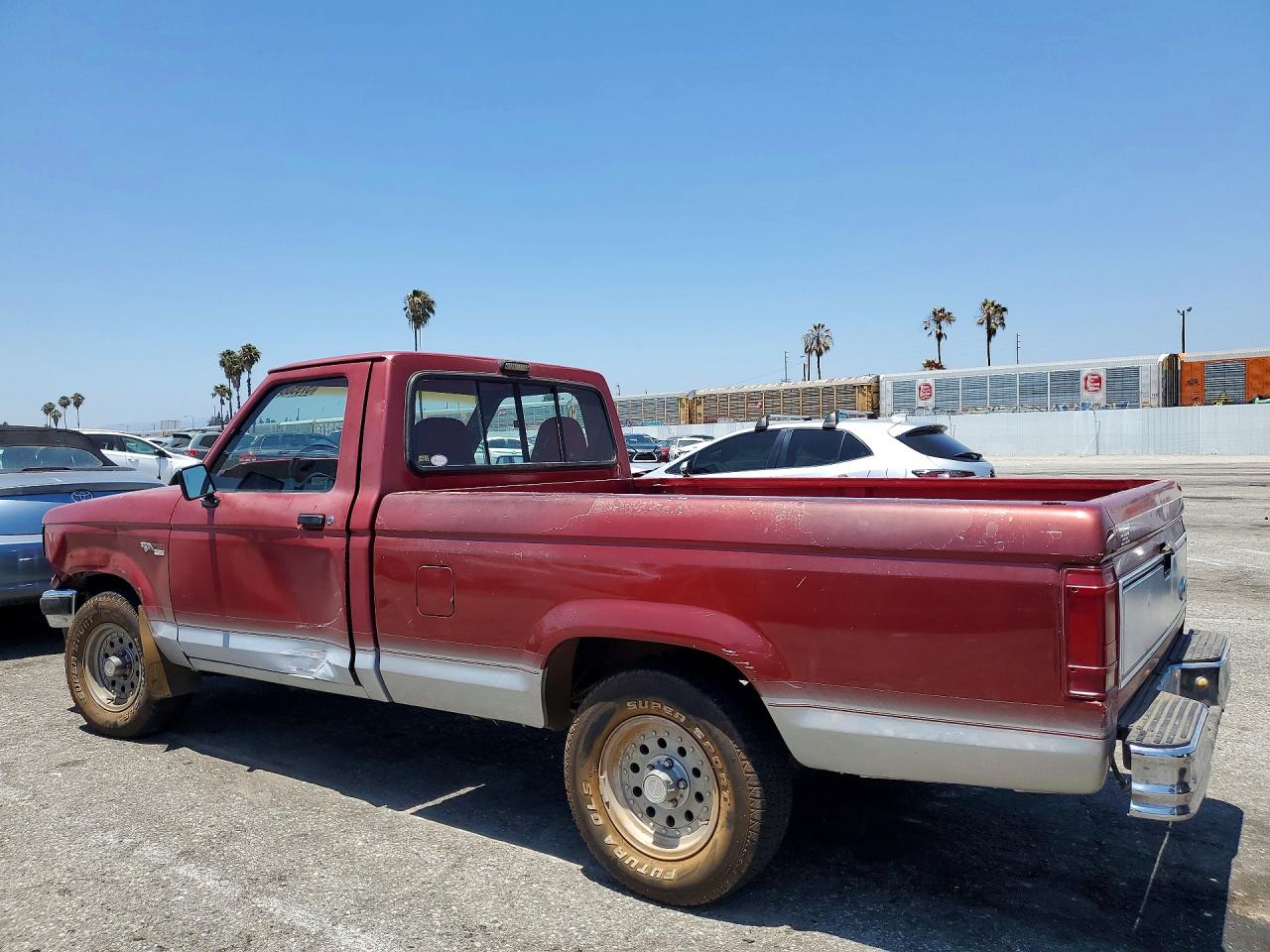 1991 Ford Ranger Red vin: 1FTCR10A7MPA29333