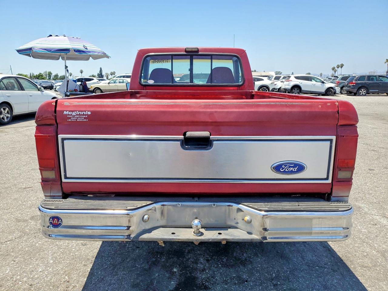 1991 Ford Ranger Red vin: 1FTCR10A7MPA29333
