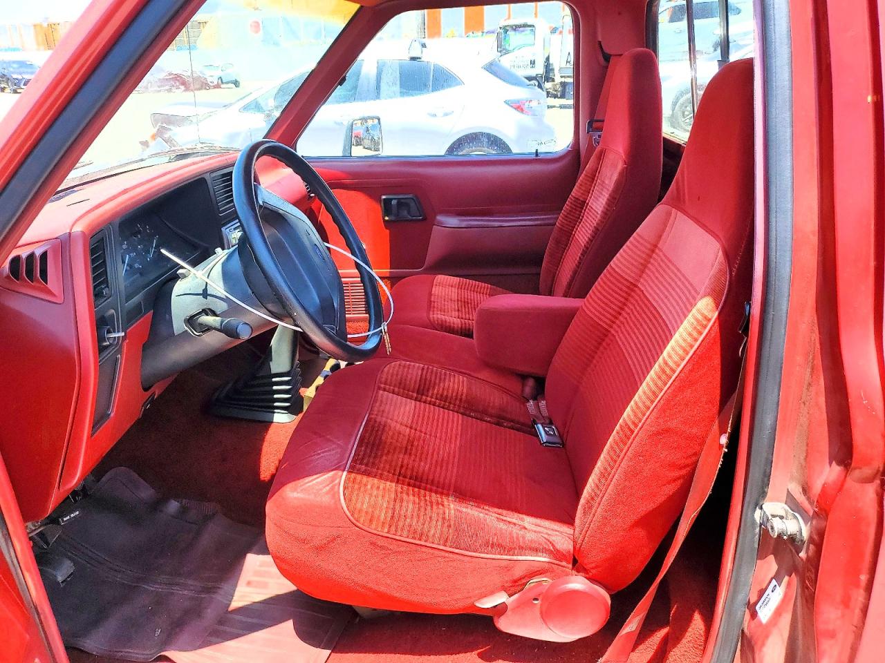 1991 Ford Ranger Red vin: 1FTCR10A7MPA29333