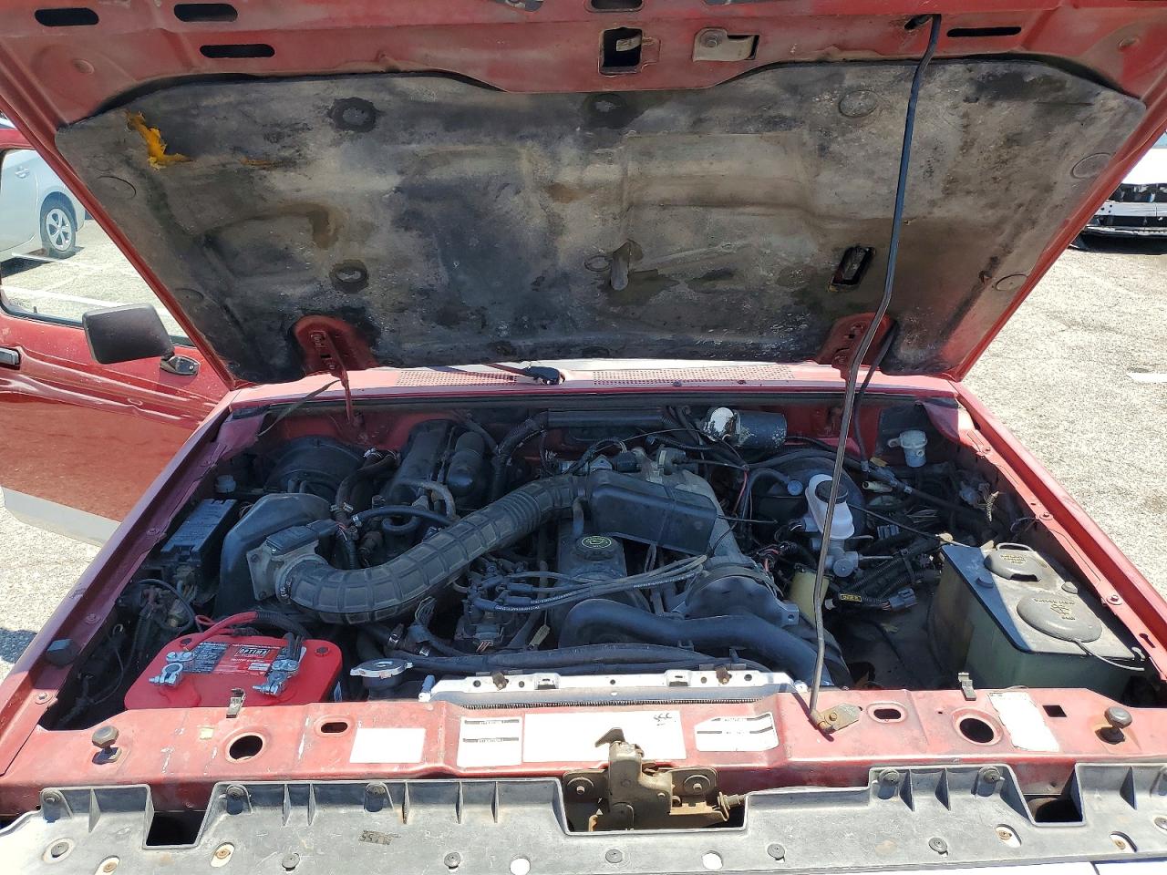 1991 Ford Ranger Red vin: 1FTCR10A7MPA29333