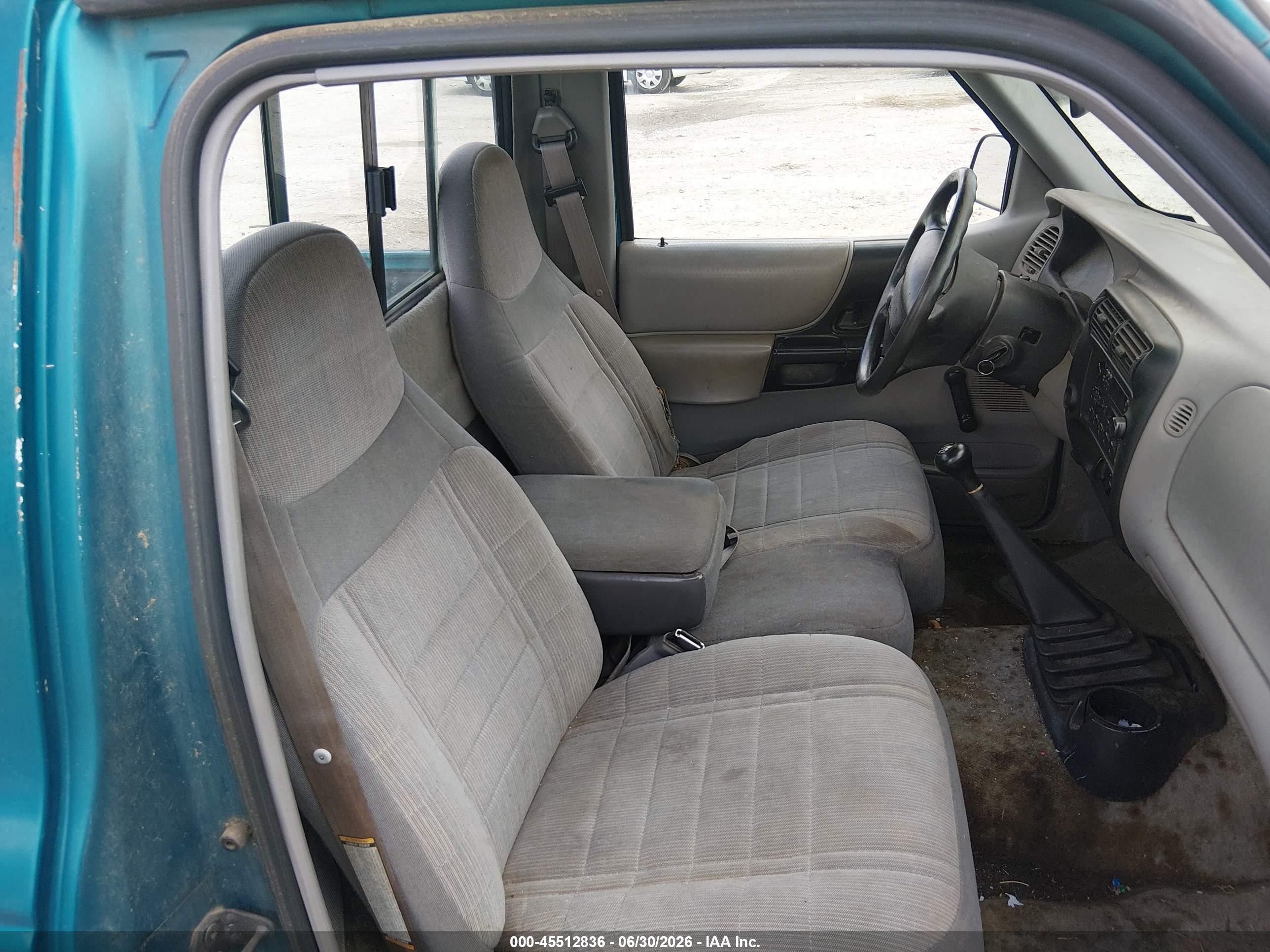 1997 Ford Ranger Splash/xlt Green vin: 1FTCR10A7VUD39985