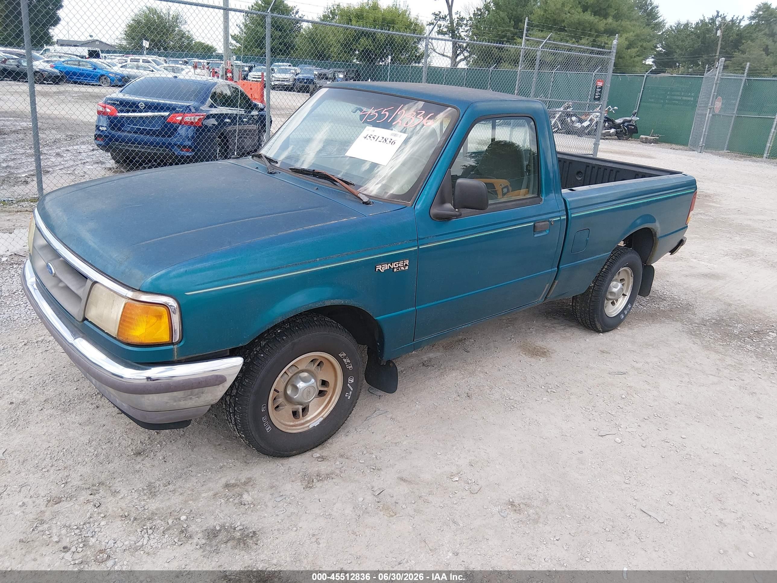 1997 Ford Ranger Splash/xlt Green vin: 1FTCR10A7VUD39985