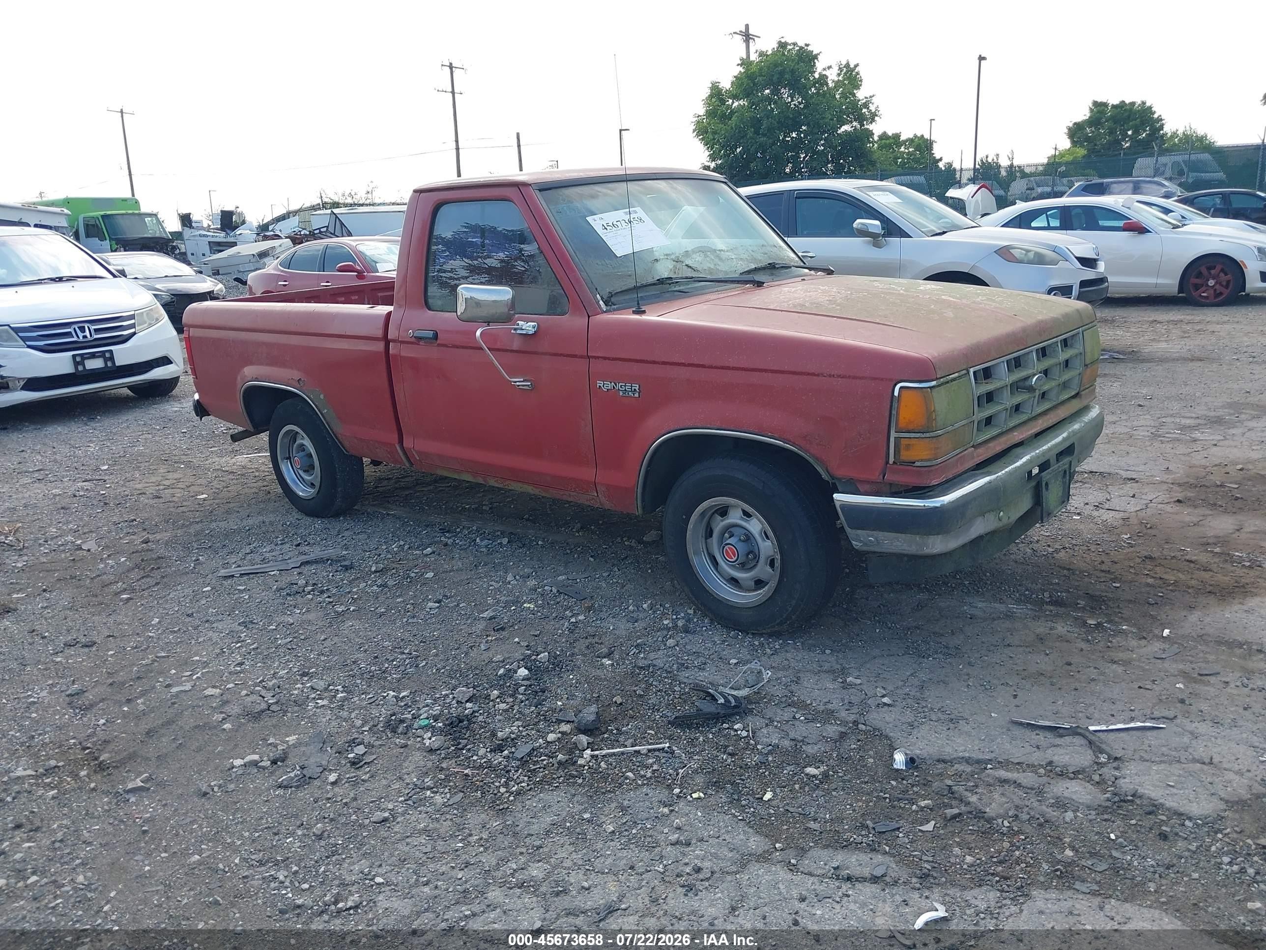 1989 Ford Ranger   Red vin: 1FTCR10A8KUC42239