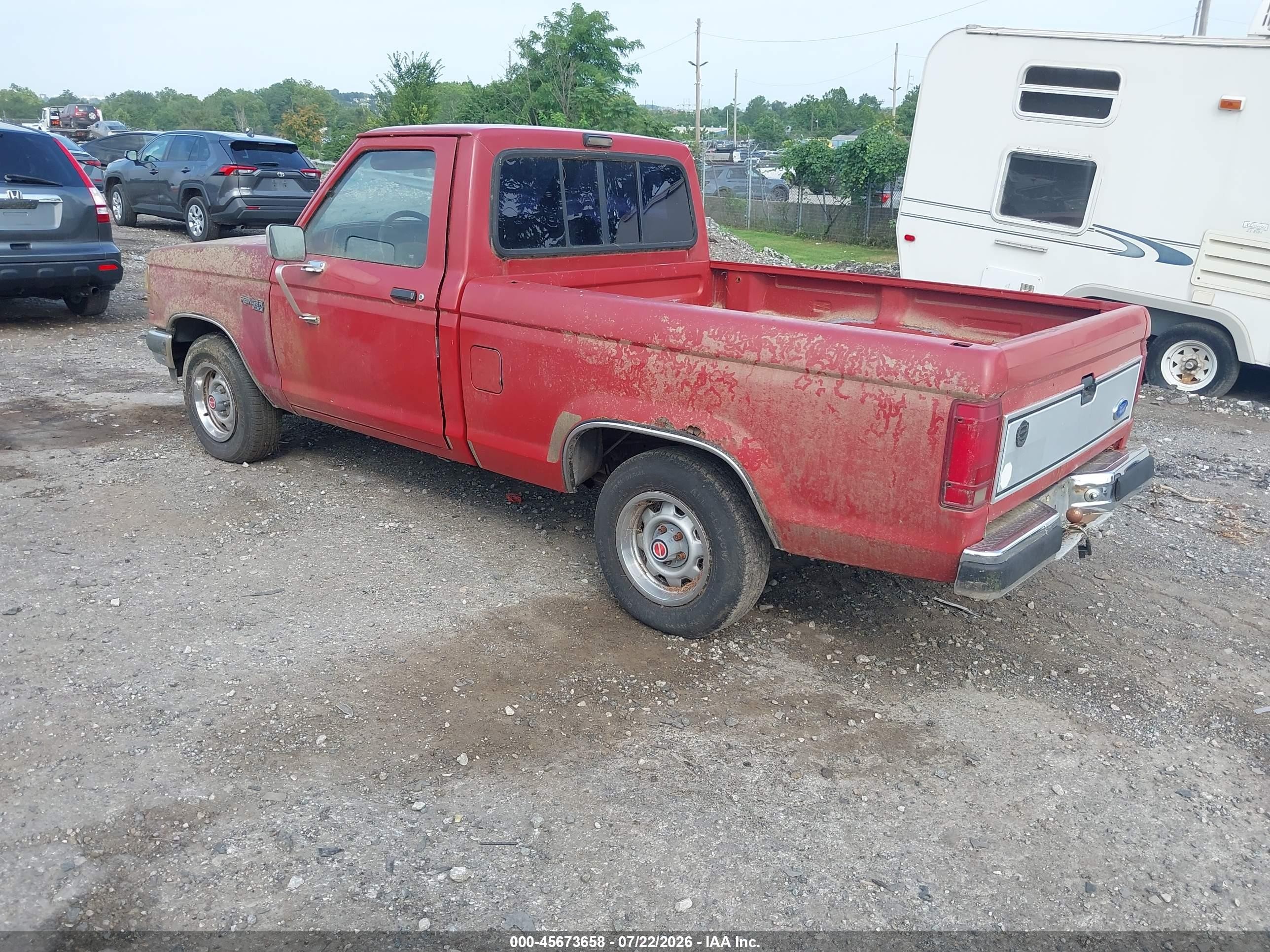1989 Ford Ranger   Red vin: 1FTCR10A8KUC42239
