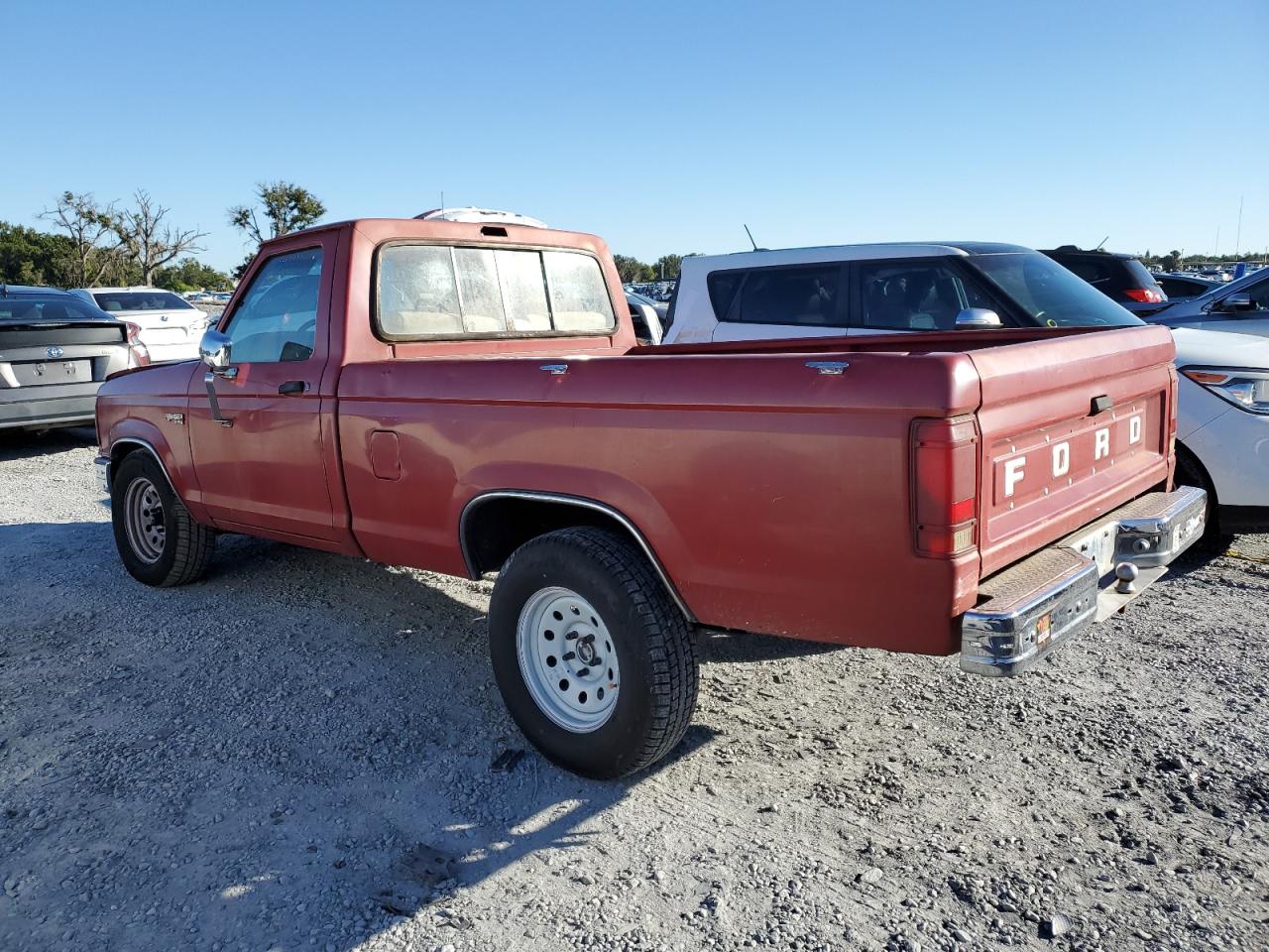 1990 Ford Ranger Красный vin: 1FTCR10A8LUA78377